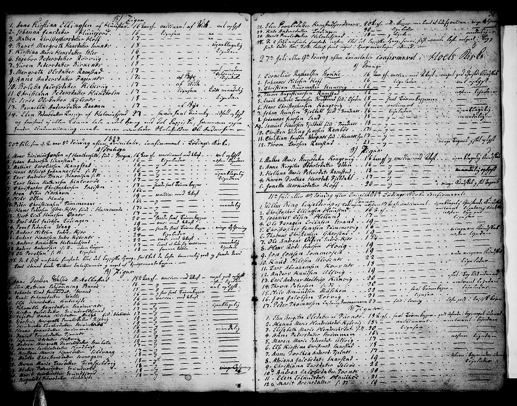 Ministerialprotokoller, klokkerbøker og fødselsregistre - Nordland, AV/SAT-A-1459/872/L1032: Ministerialbok nr. 872A07, 1787-1840, s. 311