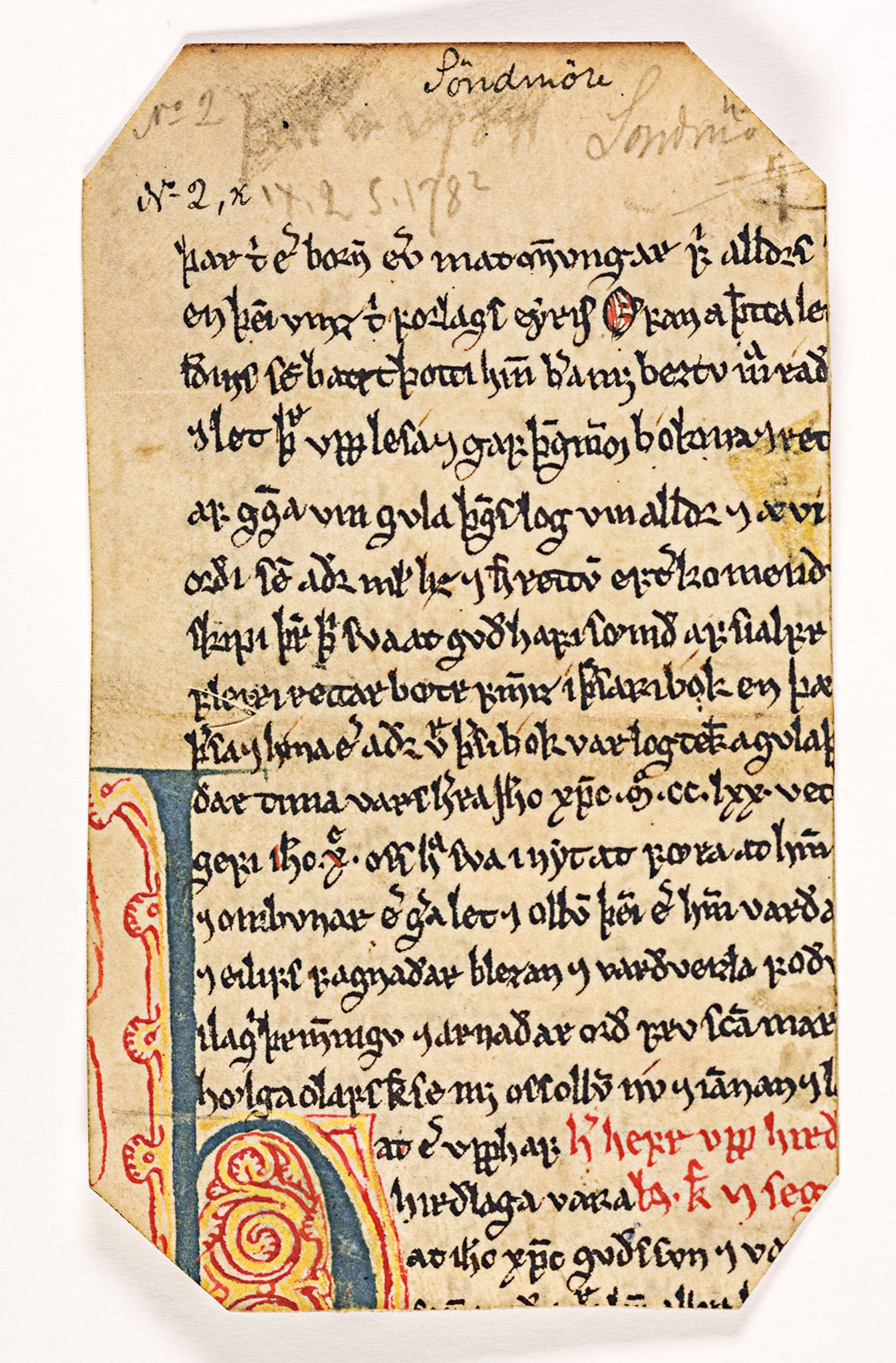 Riksarkivets diplomsamling, RA/EA-5965/F26/L0002: Norrøne membranfragmenter bestand 2-9 (10), 1100-1536, s. 298