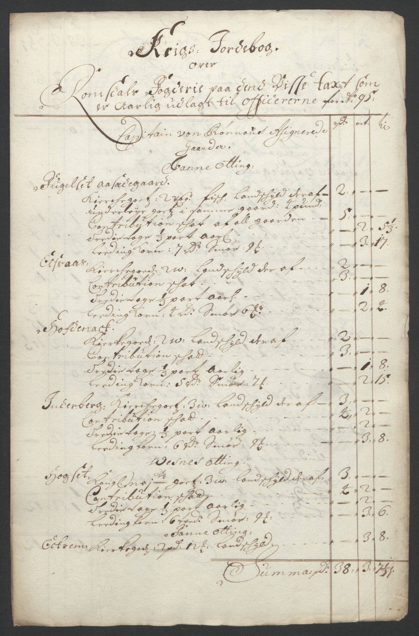 Rentekammeret inntil 1814, Reviderte regnskaper, Fogderegnskap, RA/EA-4092/R55/L3652: Fogderegnskap Romsdal, 1695-1696, s. 132
