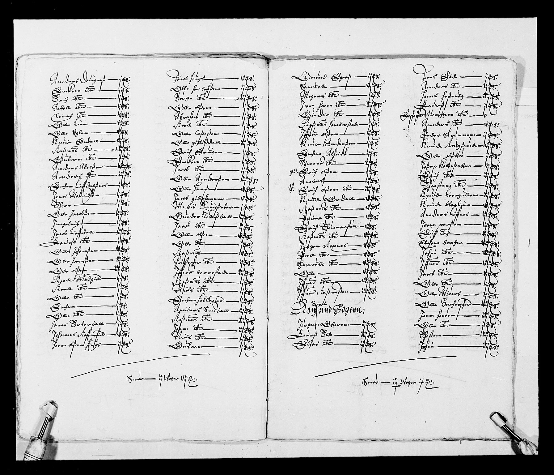 Stattholderembetet 1572-1771, AV/RA-EA-2870/Ek/L0026/0002: Jordebøker 1633-1658: / Tiendelister fra Bergenhus len, 1642-1647, s. 72
