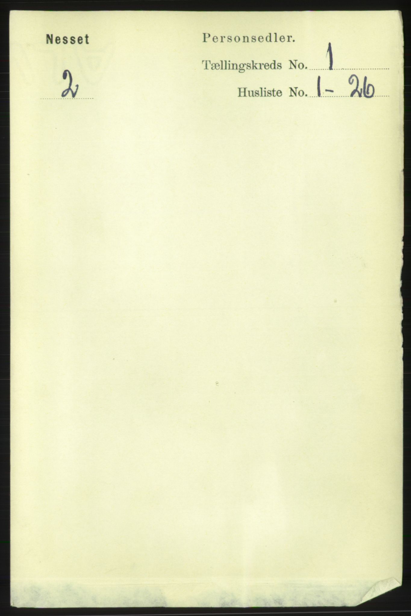 RA, Folketelling 1891 for 1543 Nesset herred, 1891, s. 92