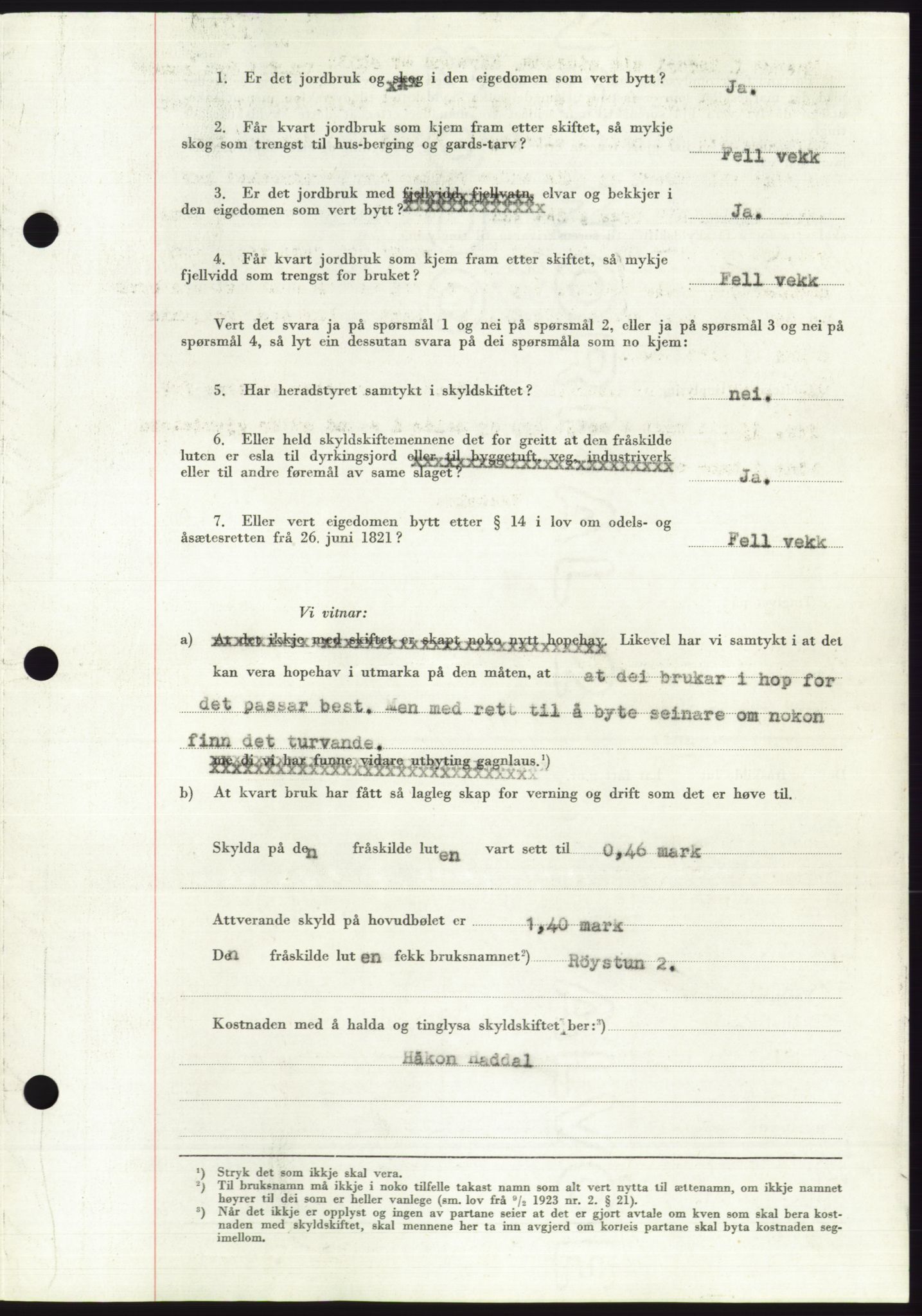 Søre Sunnmøre sorenskriveri, AV/SAT-A-4122/1/2/2C/L0086: Pantebok nr. 12A, 1949-1950, Dagboknr: 799/1950