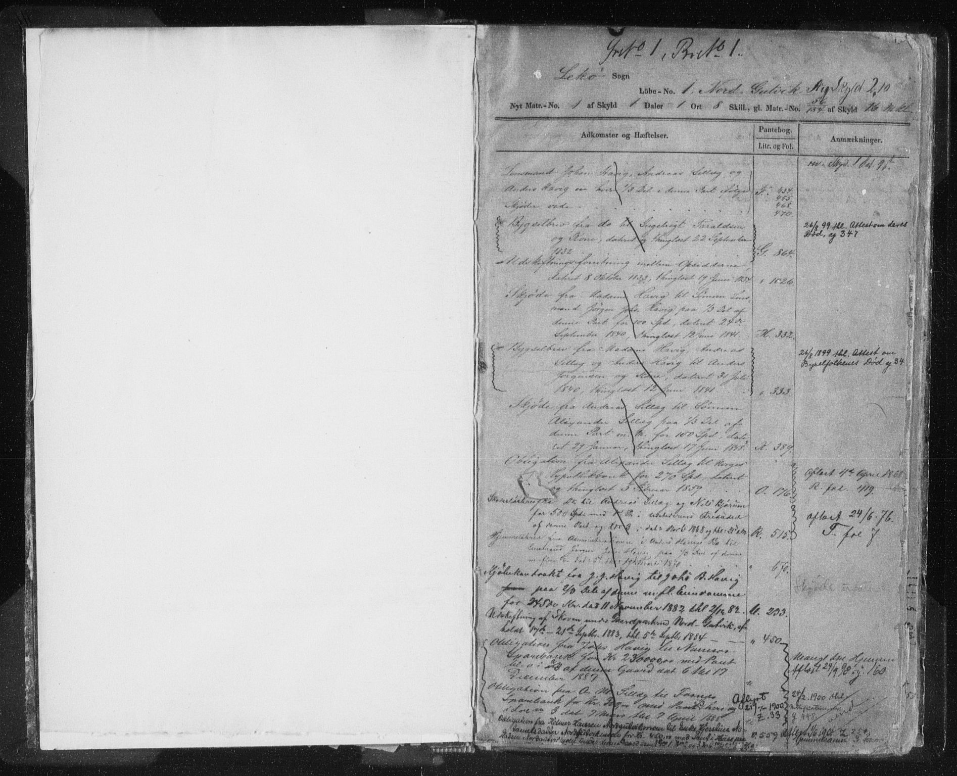 Namdal sorenskriveri, AV/SAT-A-4133/1/2/2A/2Aa/L0012: Panteregister nr. 12, s. 1