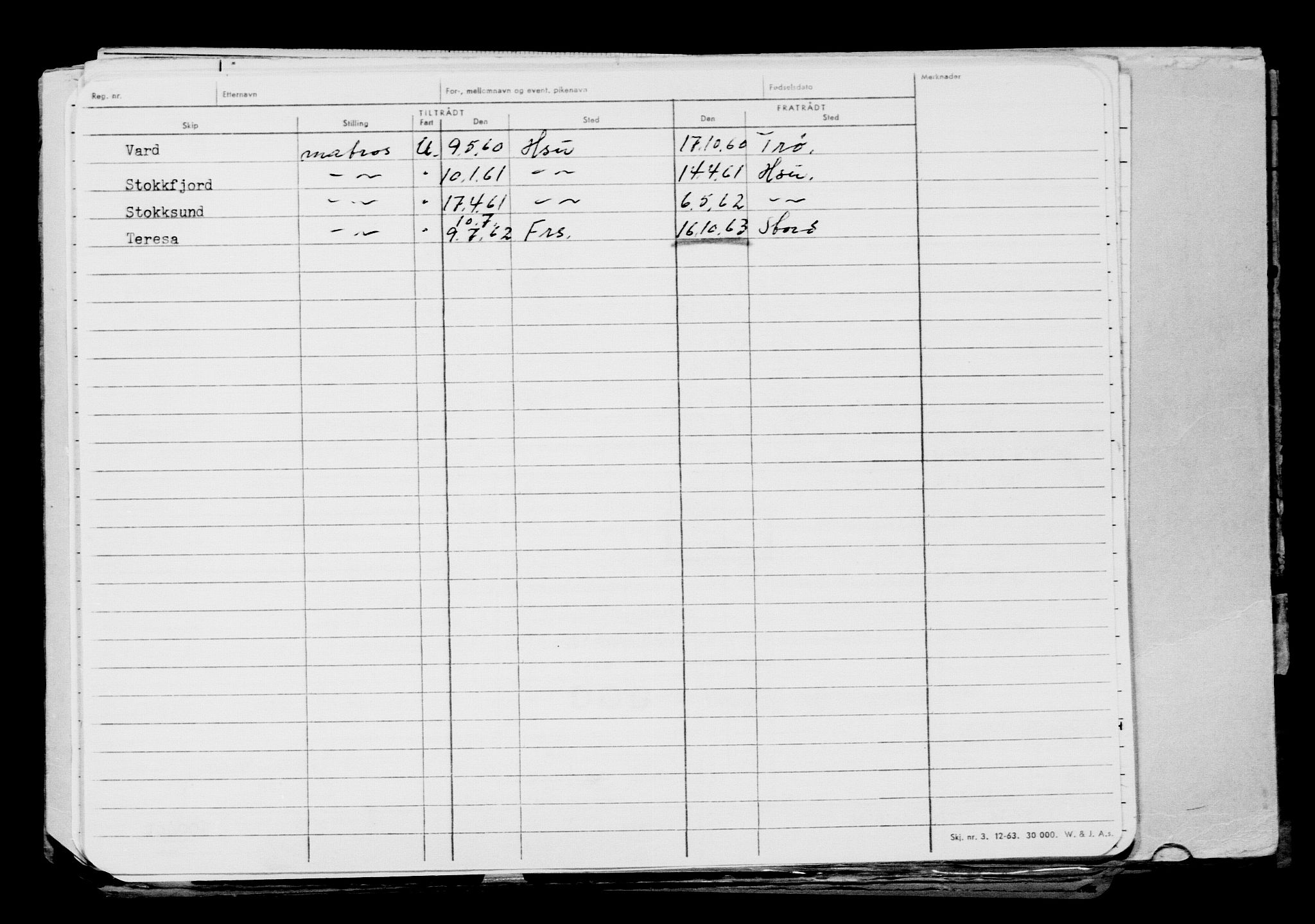 Direktoratet for sjømenn, AV/RA-S-3545/G/Gb/L0152: Hovedkort, 1917, s. 74