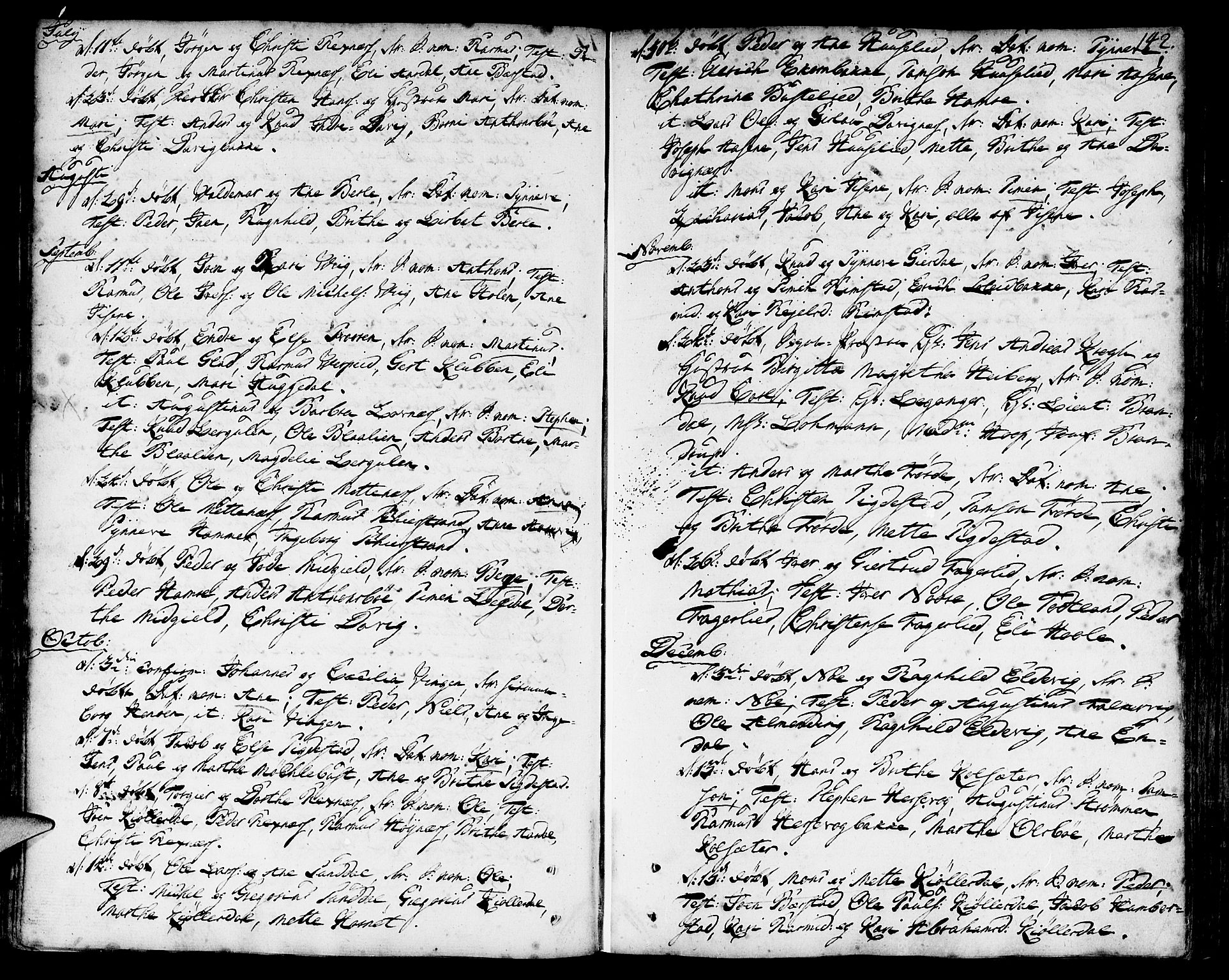 Davik sokneprestembete, AV/SAB-A-79701/H/Haa/Haaa/L0002: Ministerialbok nr. A 2, 1742-1816, s. 142