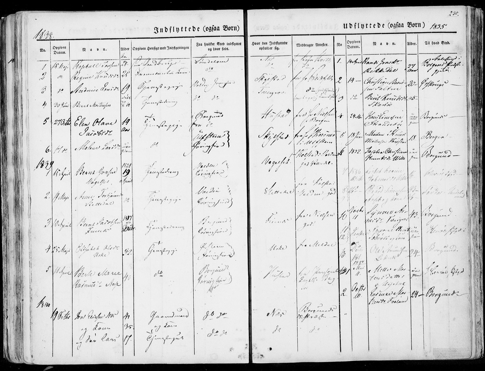 Ministerialprotokoller, klokkerbøker og fødselsregistre - Møre og Romsdal, AV/SAT-A-1454/515/L0208: Ministerialbok nr. 515A04, 1830-1846, s. 230