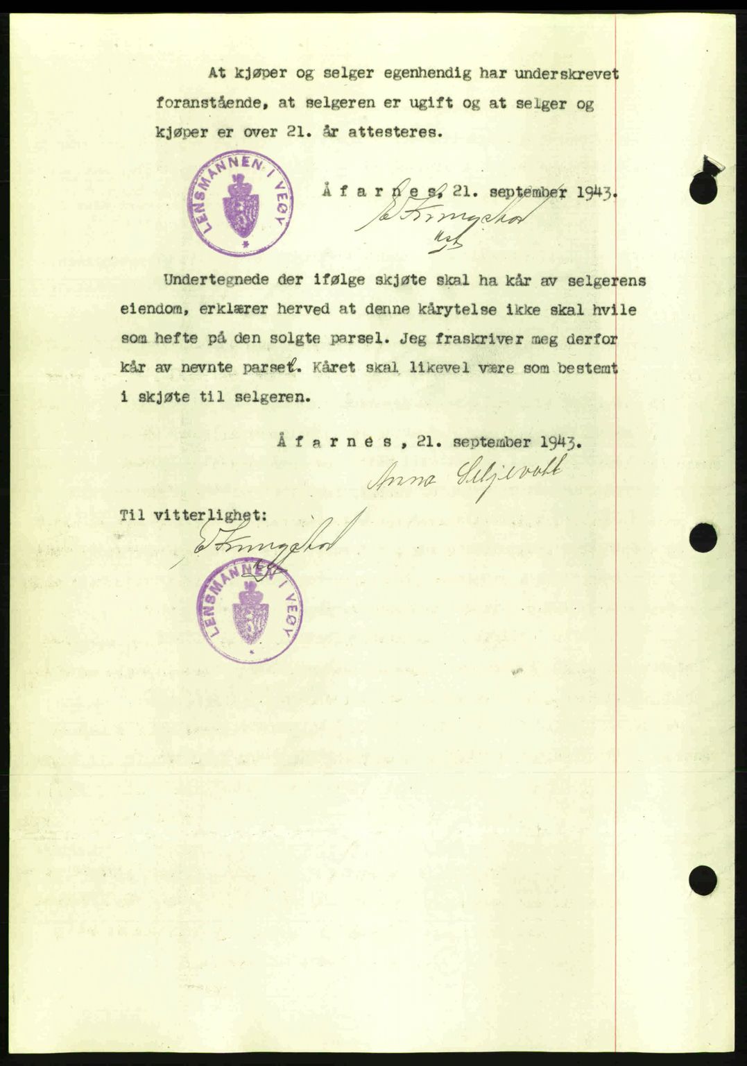 Romsdal sorenskriveri, SAT/A-4149/1/2/2C: Pantebok nr. A15, 1943-1944, Dagboknr: 1672/1943