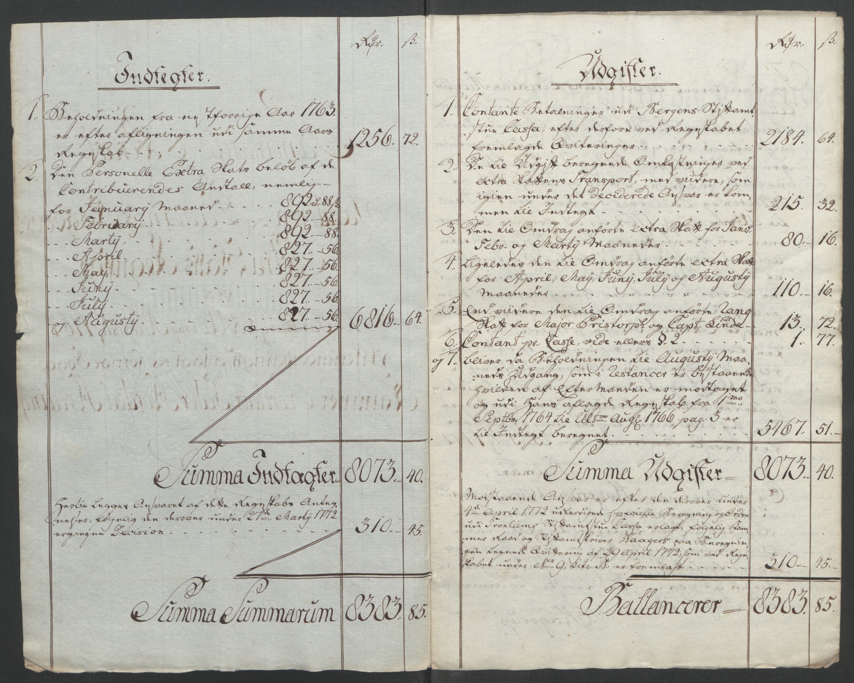 Rentekammeret inntil 1814, Reviderte regnskaper, Fogderegnskap, AV/RA-EA-4092/R46/L2835: Ekstraskatten Jæren og Dalane, 1762-1764, s. 147