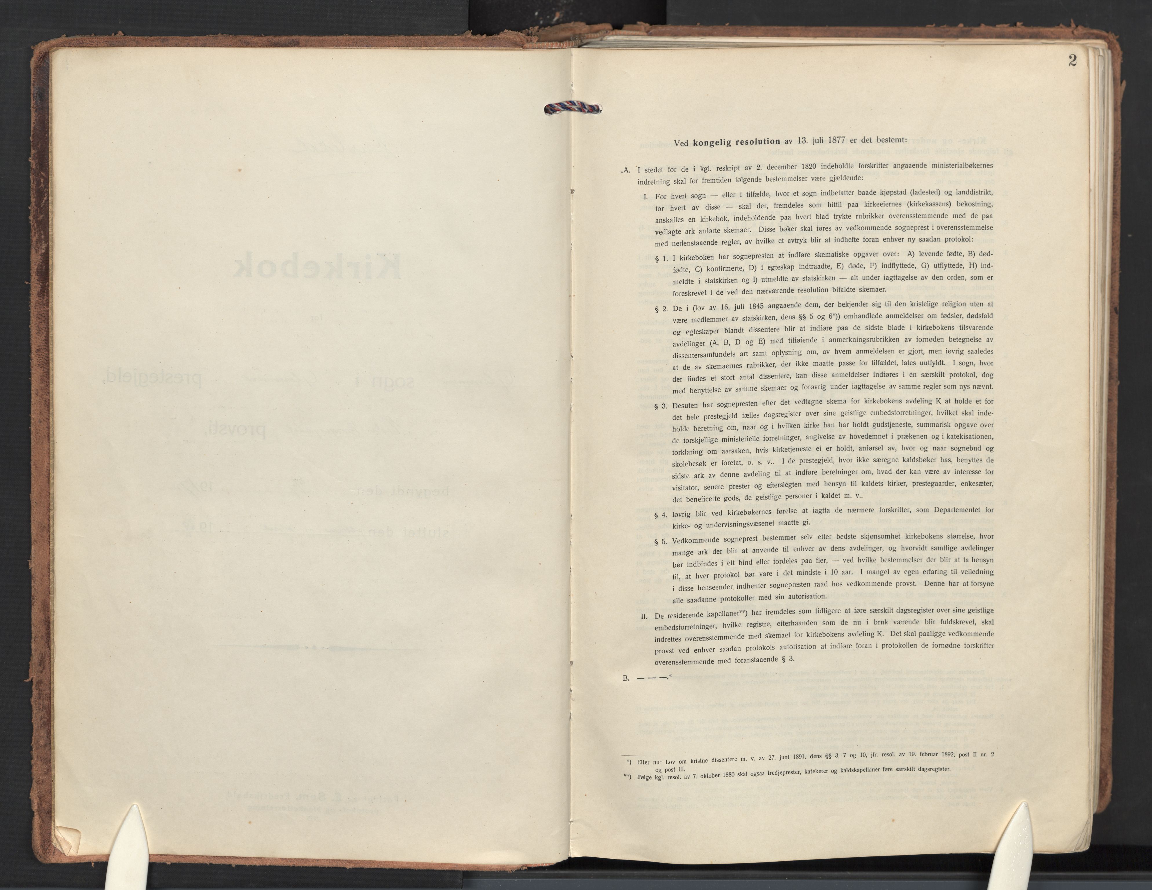 Glemmen prestekontor Kirkebøker, AV/SAO-A-10908/G/Ga/L0009: Klokkerbok nr. 9, 1917-1939, s. 2