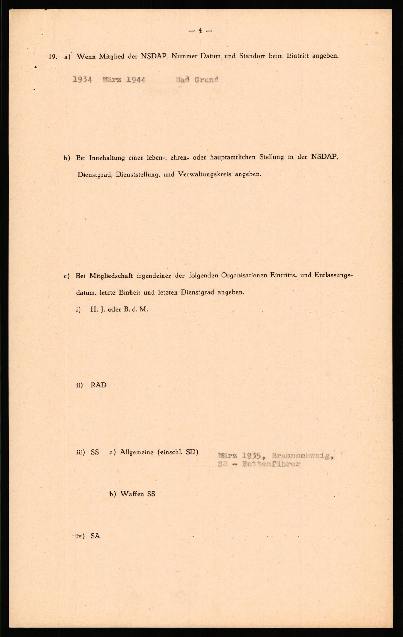 Forsvaret, Forsvarets overkommando II, AV/RA-RAFA-3915/D/Db/L0037: CI Questionaires. Tyske okkupasjonsstyrker i Norge. Tyskere., 1945-1946, s. 364