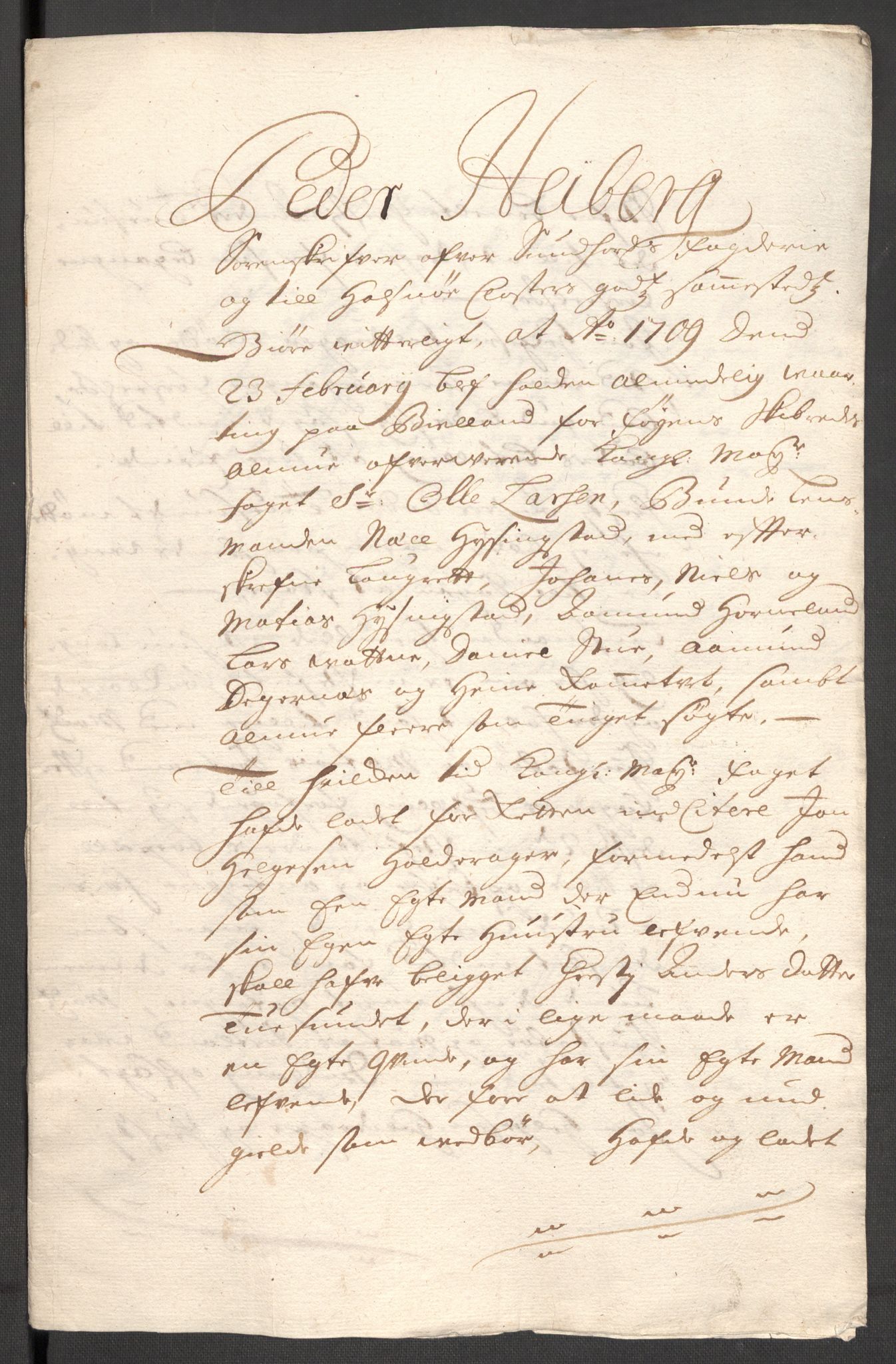 Rentekammeret inntil 1814, Reviderte regnskaper, Fogderegnskap, AV/RA-EA-4092/R48/L2986: Fogderegnskap Sunnhordland og Hardanger, 1709-1710, s. 62