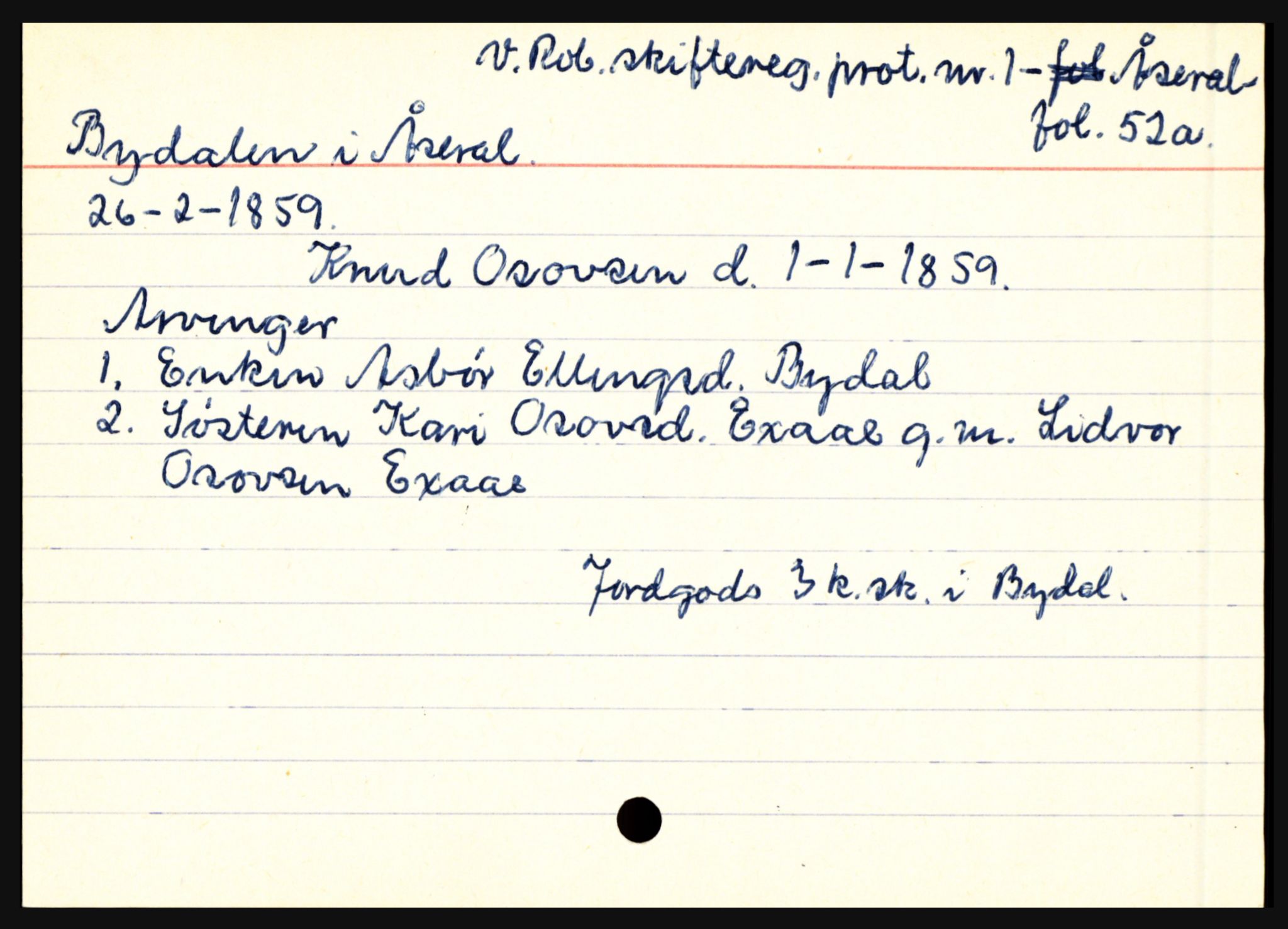 Setesdal sorenskriveri, SAK/1221-0011/H, s. 1439