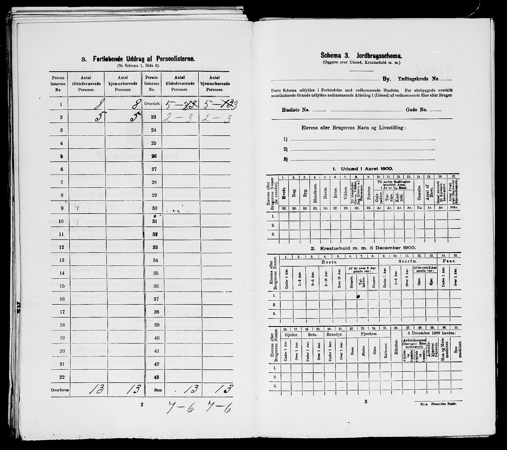 SAST, Folketelling 1900 for 1101 Egersund ladested, 1900, s. 1005