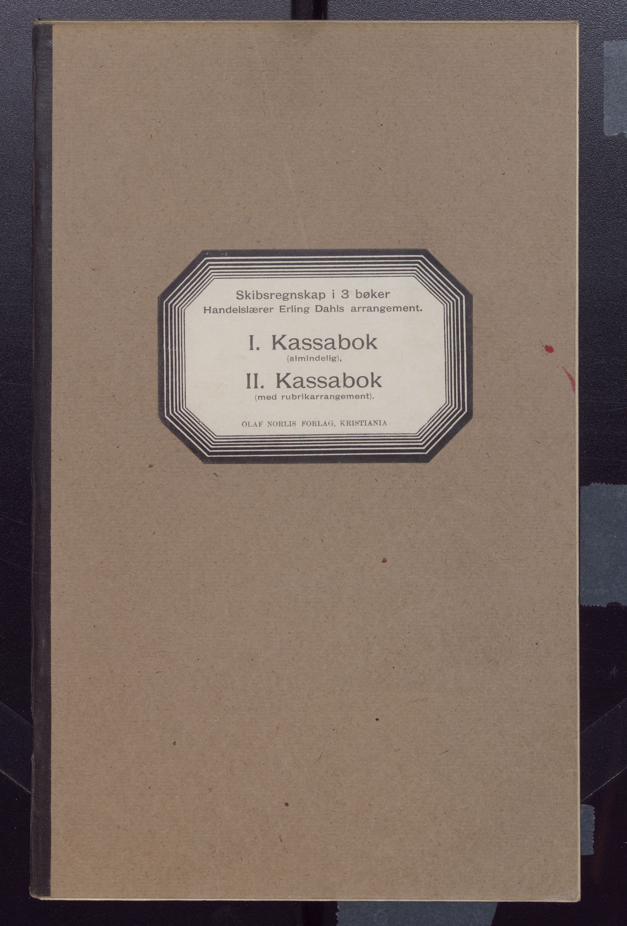 Samuelsen, Nils August. Kaptein, VEMU/ARS-A-1323/Y/L0001: Lærerbøker m.m., 1921