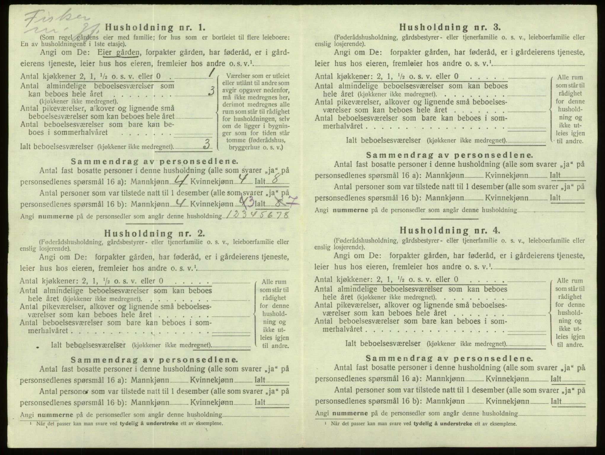 SAB, Folketelling 1920 for 1442 Davik herred, 1920, s. 832