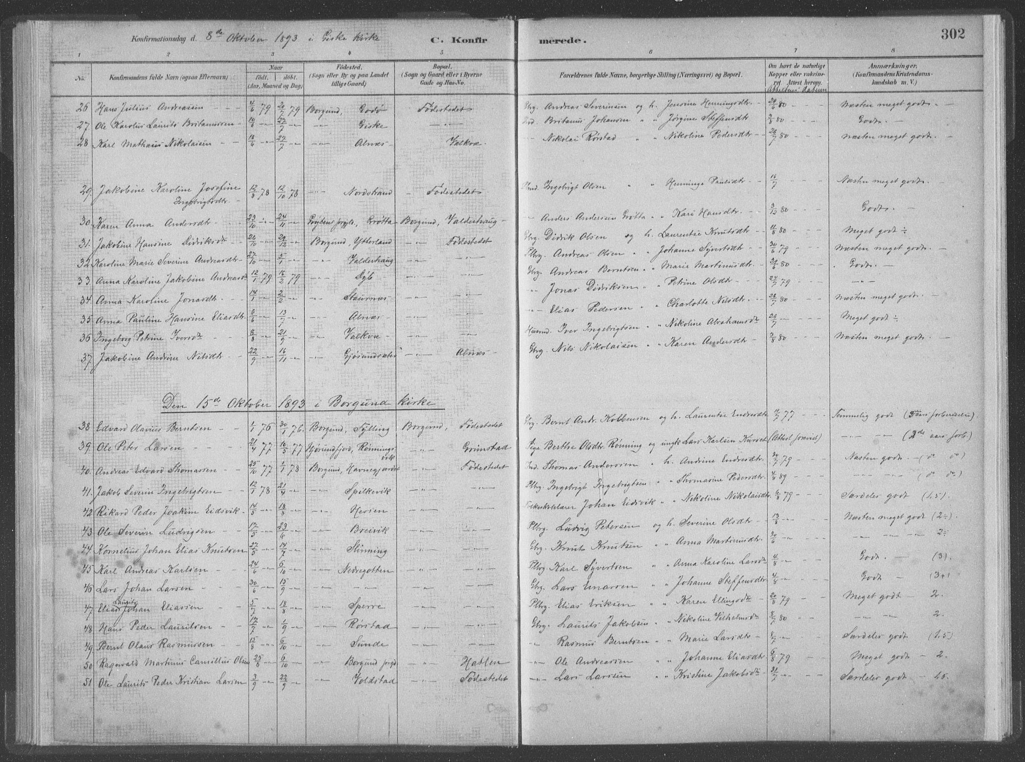 Ministerialprotokoller, klokkerbøker og fødselsregistre - Møre og Romsdal, AV/SAT-A-1454/528/L0402: Ministerialbok nr. 528A12II, 1880-1903, s. 302
