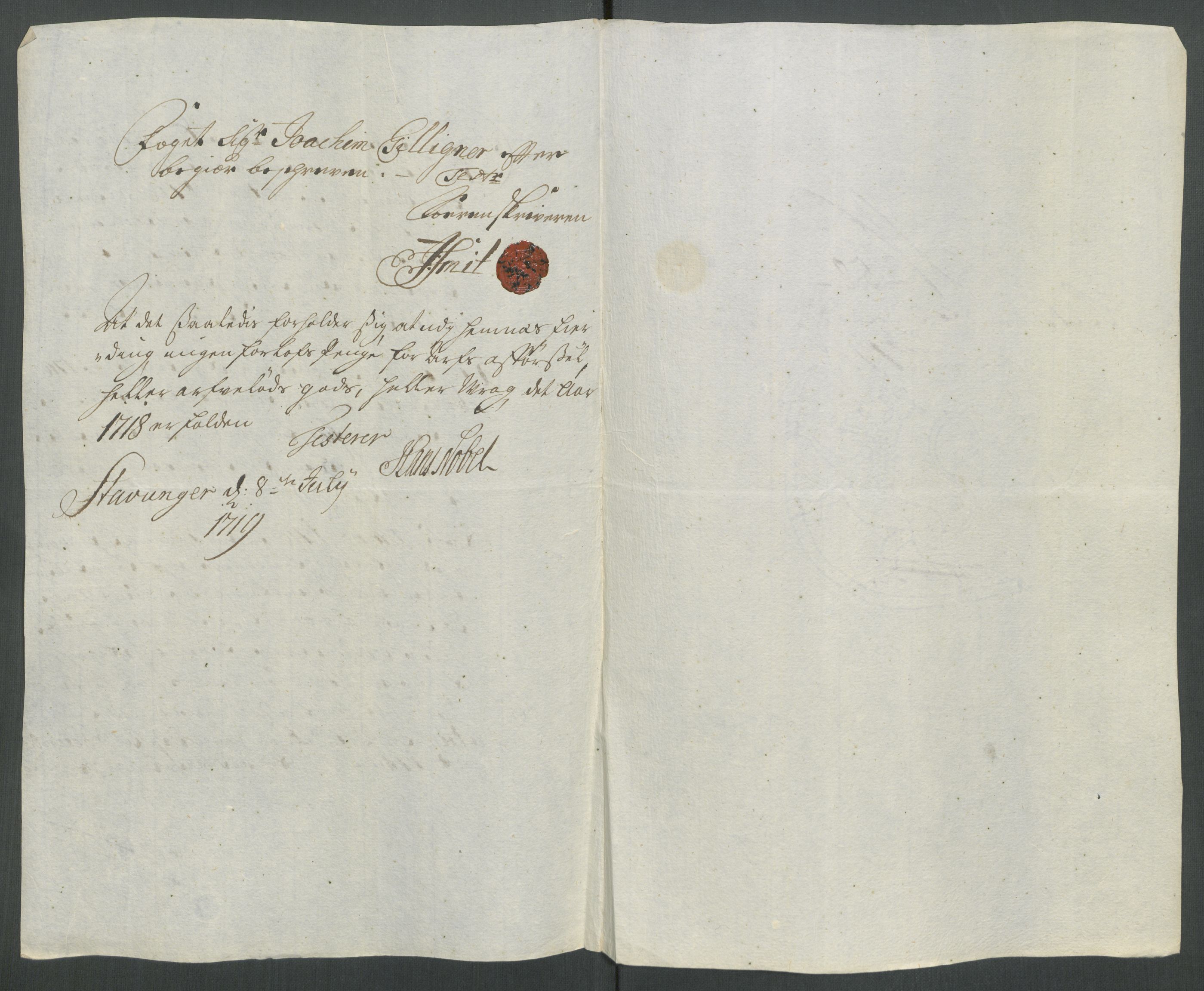 Rentekammeret inntil 1814, Reviderte regnskaper, Fogderegnskap, AV/RA-EA-4092/R47/L2871: Fogderegnskap Ryfylke, 1718, s. 305