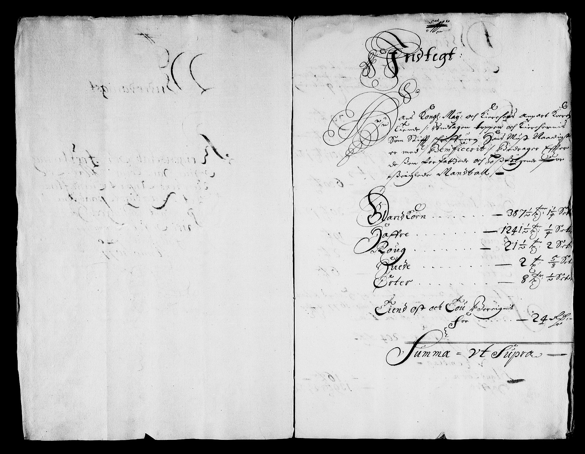 Rentekammeret inntil 1814, Reviderte regnskaper, Stiftamtstueregnskaper, Landkommissariatet på Akershus og Akershus stiftamt, AV/RA-EA-5869/R/Rb/L0133: Akershus stiftamt, 1677