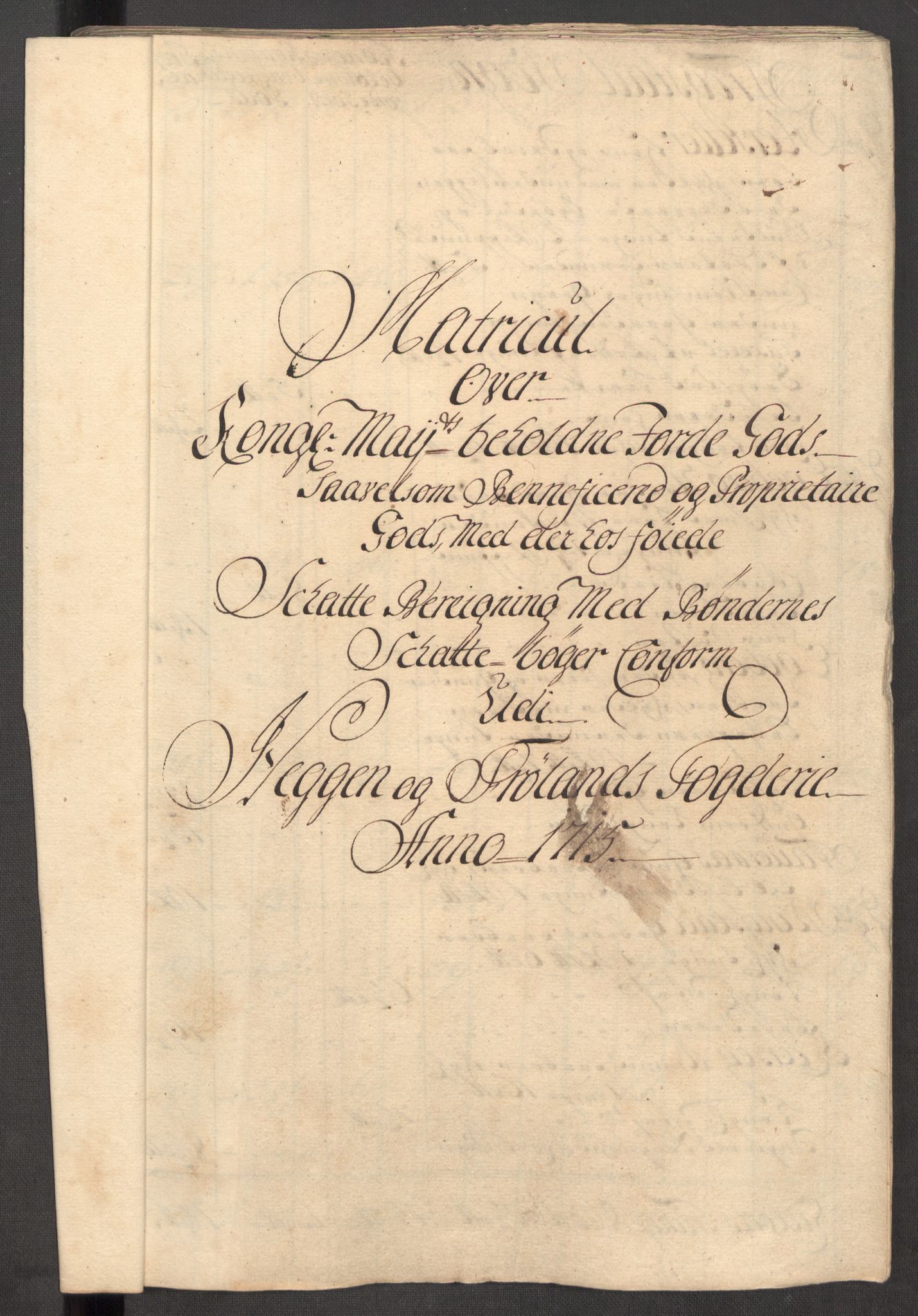 Rentekammeret inntil 1814, Reviderte regnskaper, Fogderegnskap, RA/EA-4092/R07/L0309: Fogderegnskap Rakkestad, Heggen og Frøland, 1715, s. 250