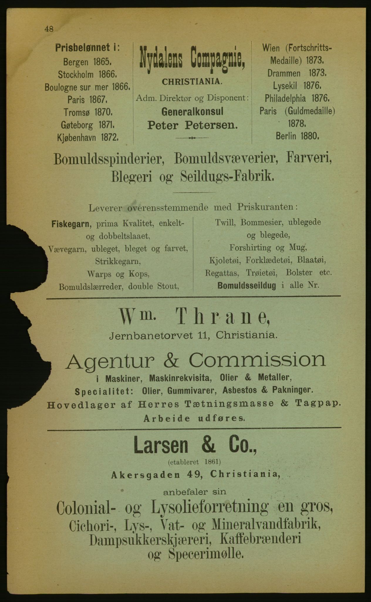 Kristiania/Oslo adressebok, PUBL/-, 1883, s. 48