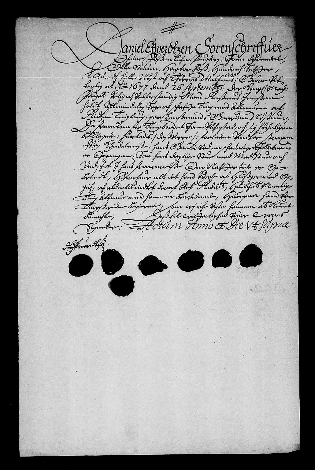 Rentekammeret inntil 1814, Reviderte regnskaper, Stiftamtstueregnskaper, Trondheim stiftamt og Nordland amt, AV/RA-EA-6044/R/Re/L0047: Trondheim stiftamt og Nordland amt, 1677