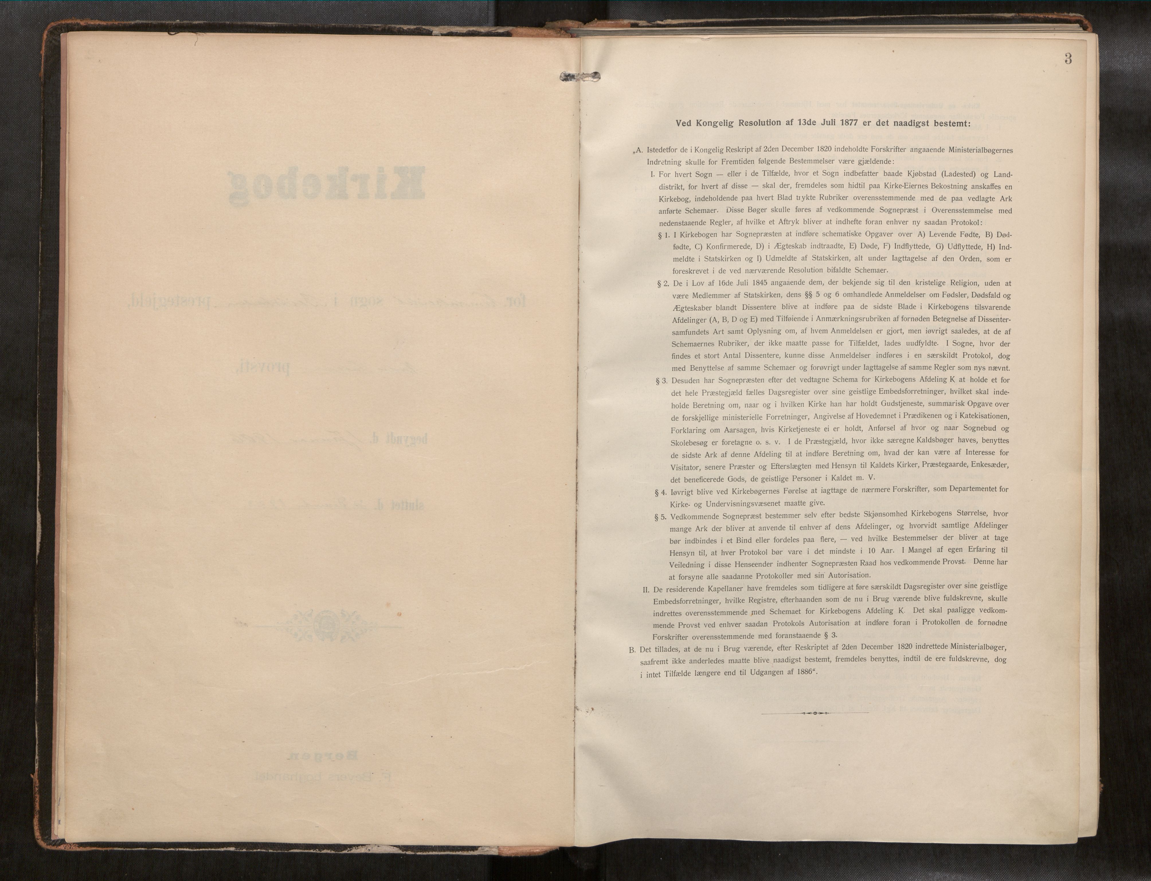 Ministerialprotokoller, klokkerbøker og fødselsregistre - Nord-Trøndelag, AV/SAT-A-1458/742/L0409a: Ministerialbok nr. 742A03, 1906-1924, s. 3