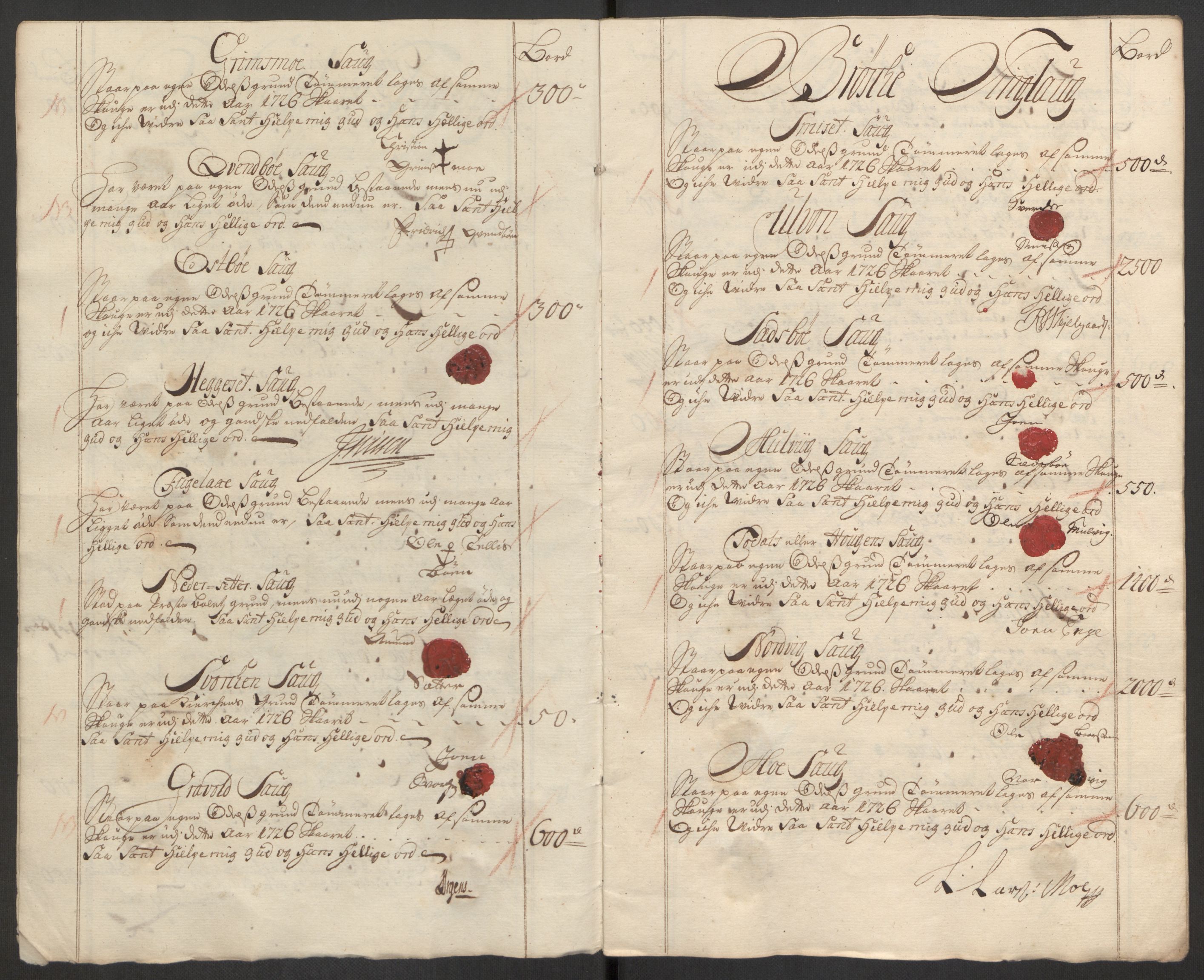 Rentekammeret inntil 1814, Reviderte regnskaper, Fogderegnskap, RA/EA-4092/R56/L3759: Fogderegnskap Nordmøre, 1726, s. 118