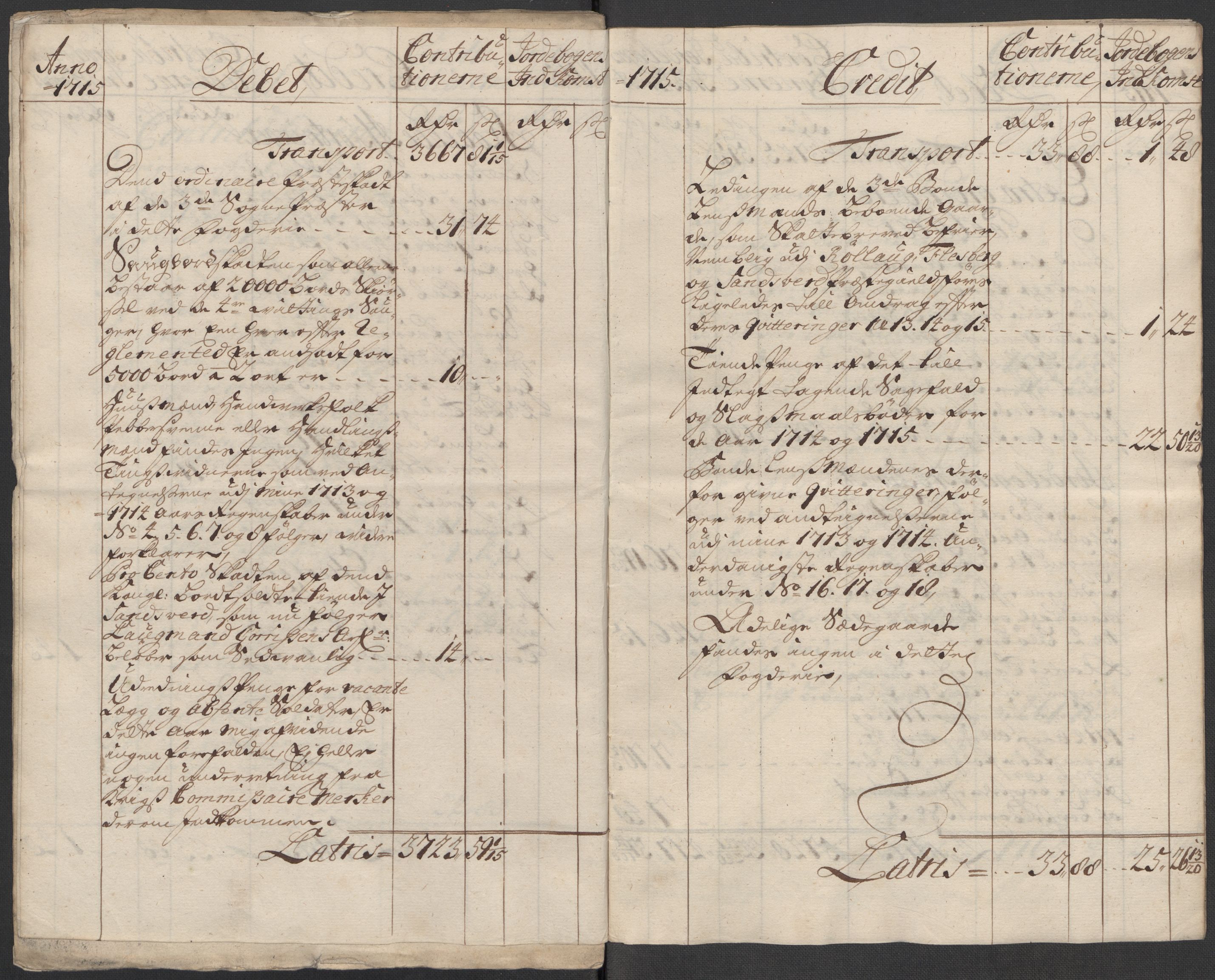Rentekammeret inntil 1814, Reviderte regnskaper, Fogderegnskap, RA/EA-4092/R24/L1591: Fogderegnskap Numedal og Sandsvær, 1715, s. 14