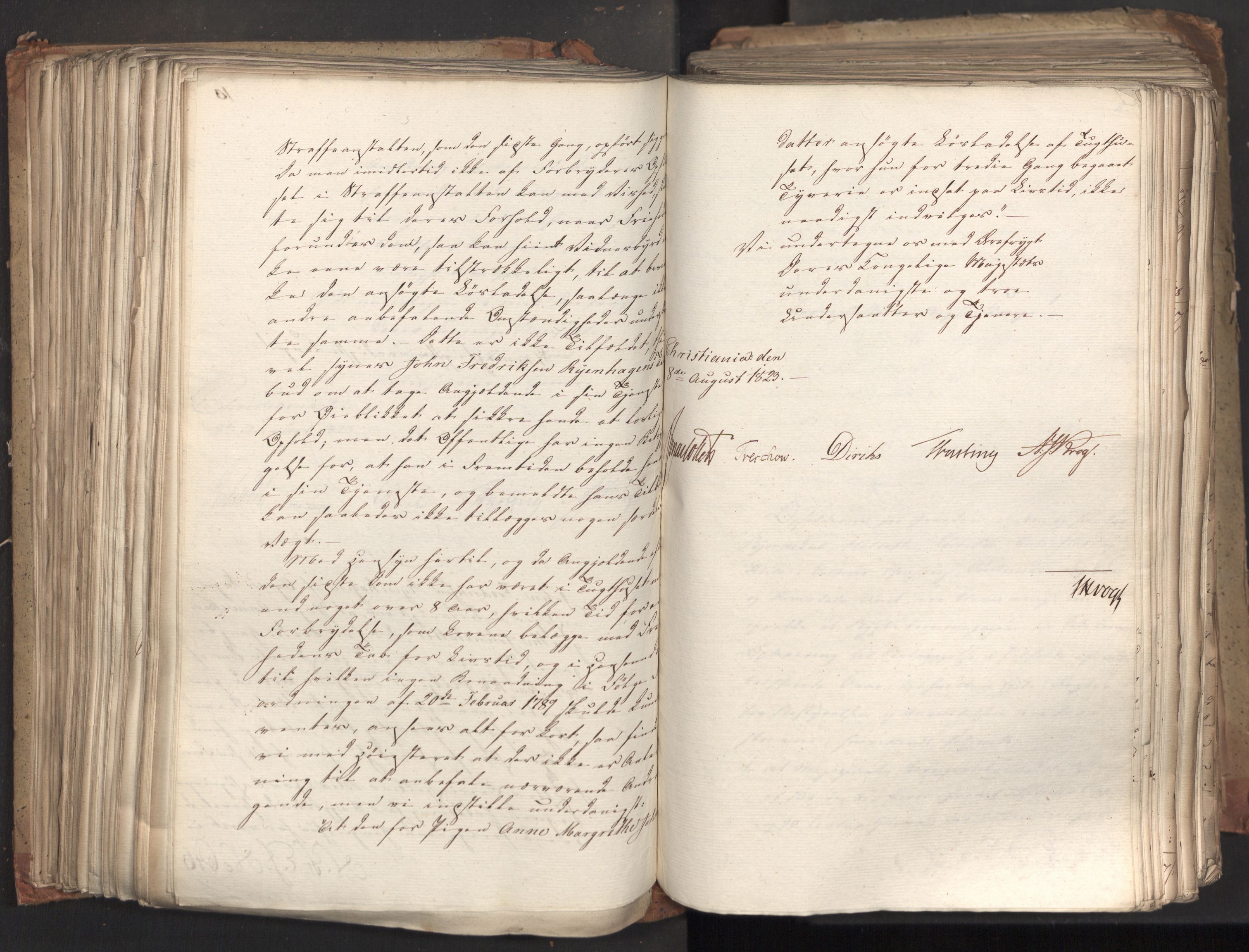 Statsrådsavdelingen i Stockholm, AV/RA-S-1003/D/Da/L0035: Regjeringsinnstillinger nr. 541-840, 1823, s. 281