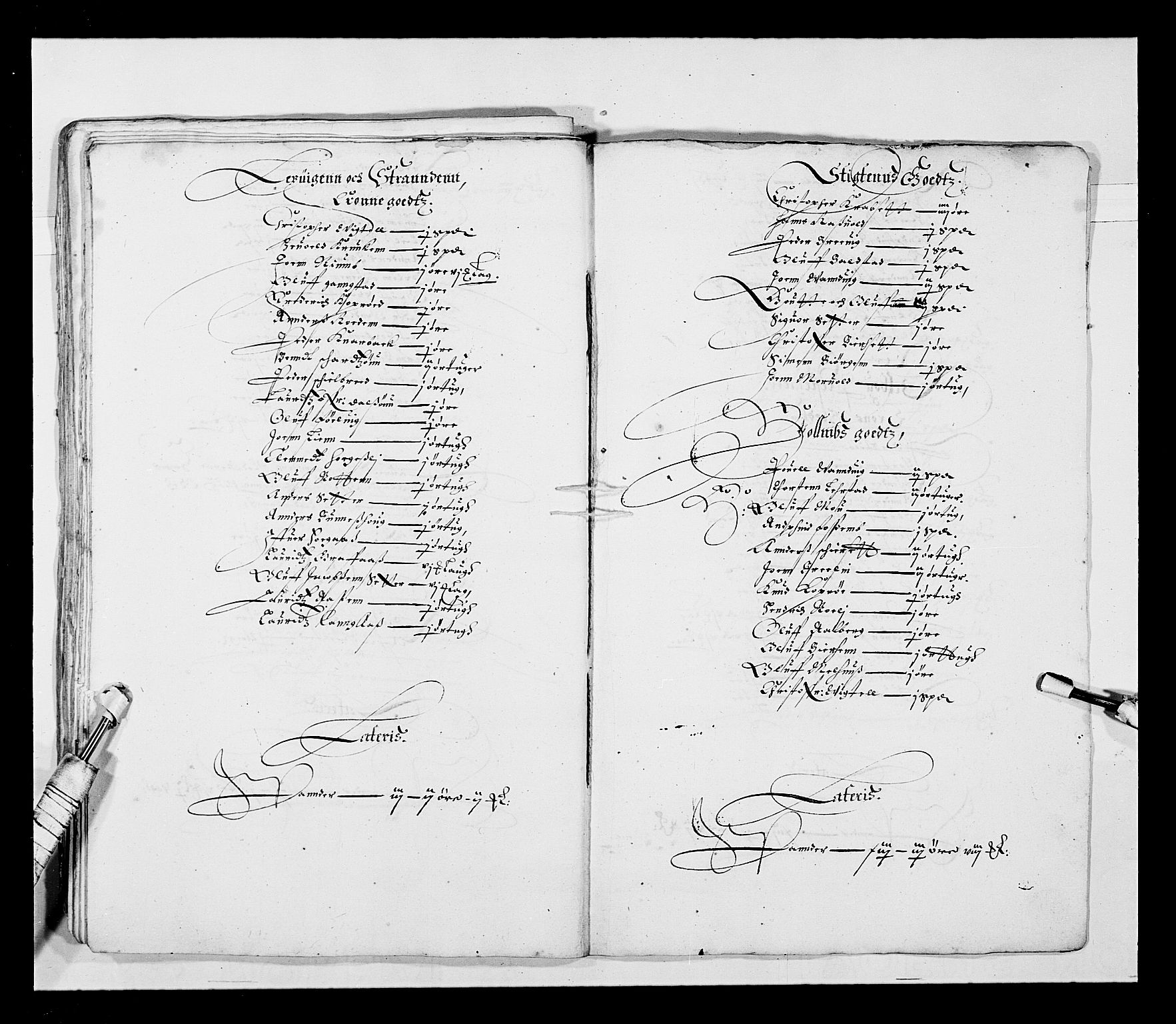 Stattholderembetet 1572-1771, RA/EA-2870/Ek/L0027/0001: Jordebøker 1633-1658: / Jordebøker for Trondheim len, 1643-1644, s. 133