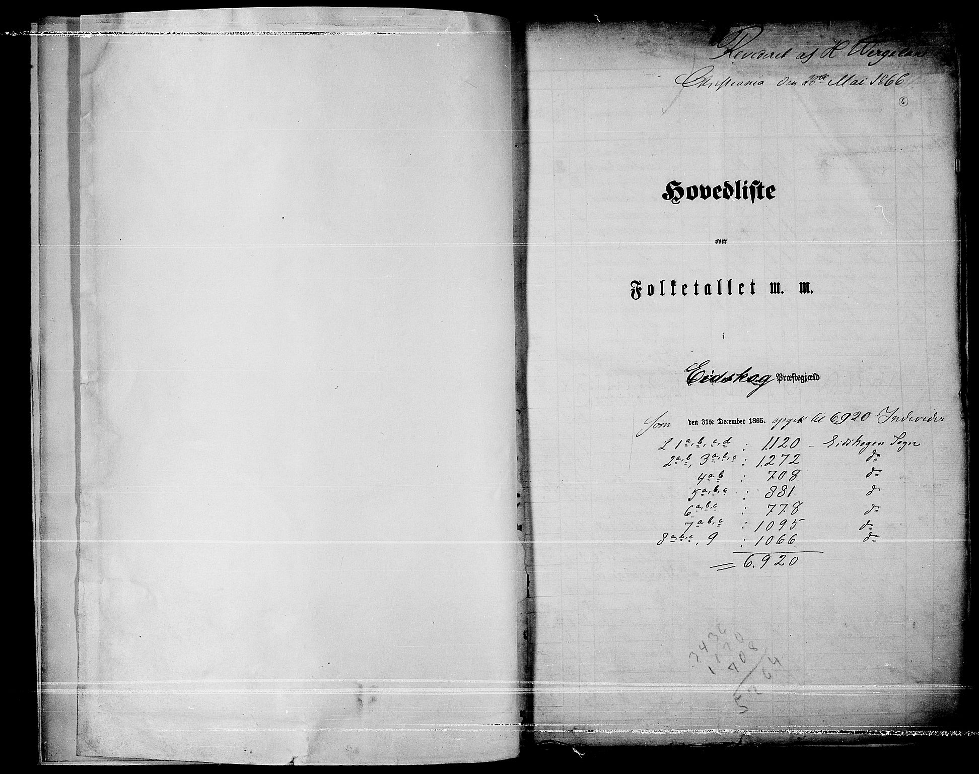 RA, Folketelling 1865 for 0420P Eidskog prestegjeld, 1865, s. 7