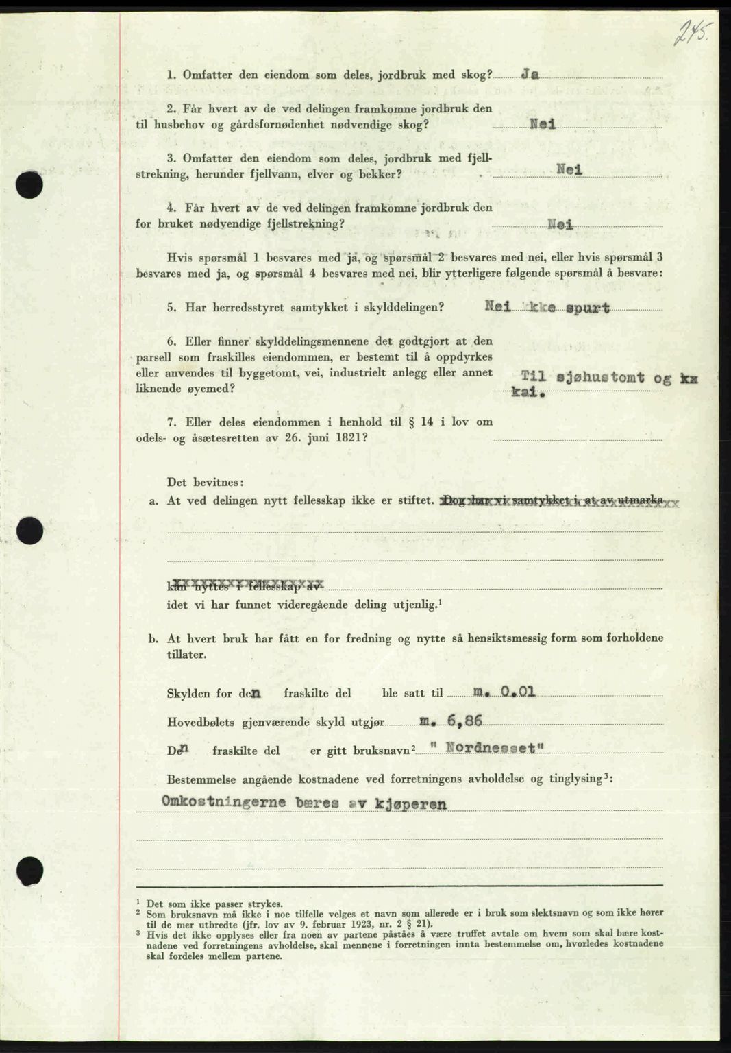 Nordmøre sorenskriveri, AV/SAT-A-4132/1/2/2Ca: Pantebok nr. A102, 1946-1946, Dagboknr: 1521/1946