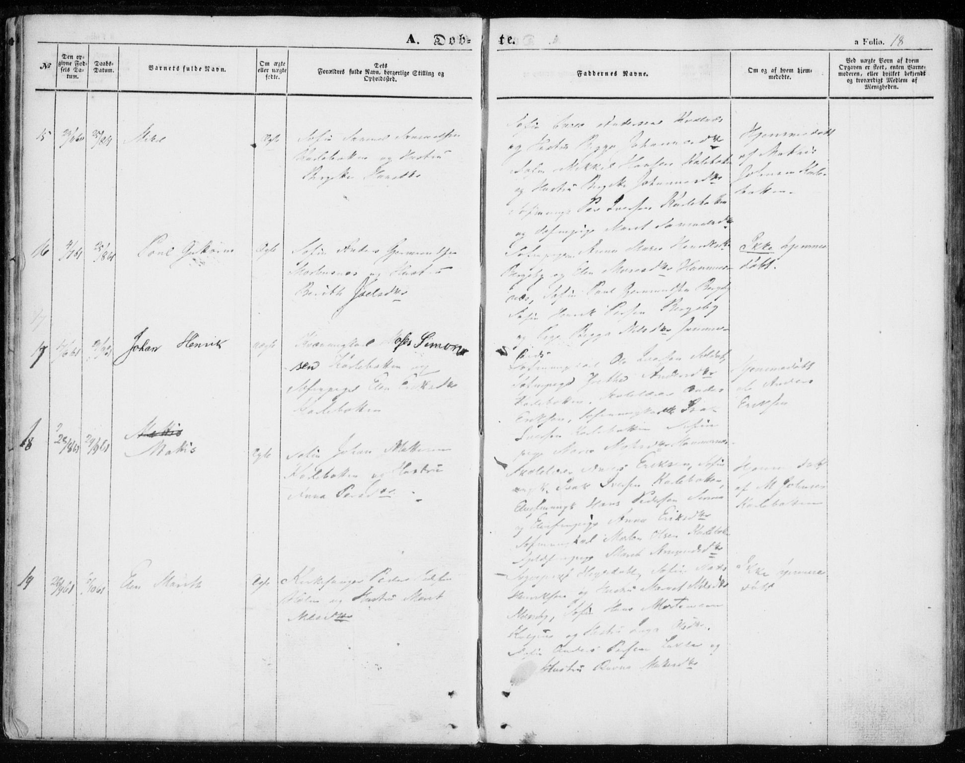 Nesseby sokneprestkontor, AV/SATØ-S-1330/H/Ha/L0002kirke: Ministerialbok nr. 2, 1856-1864, s. 18