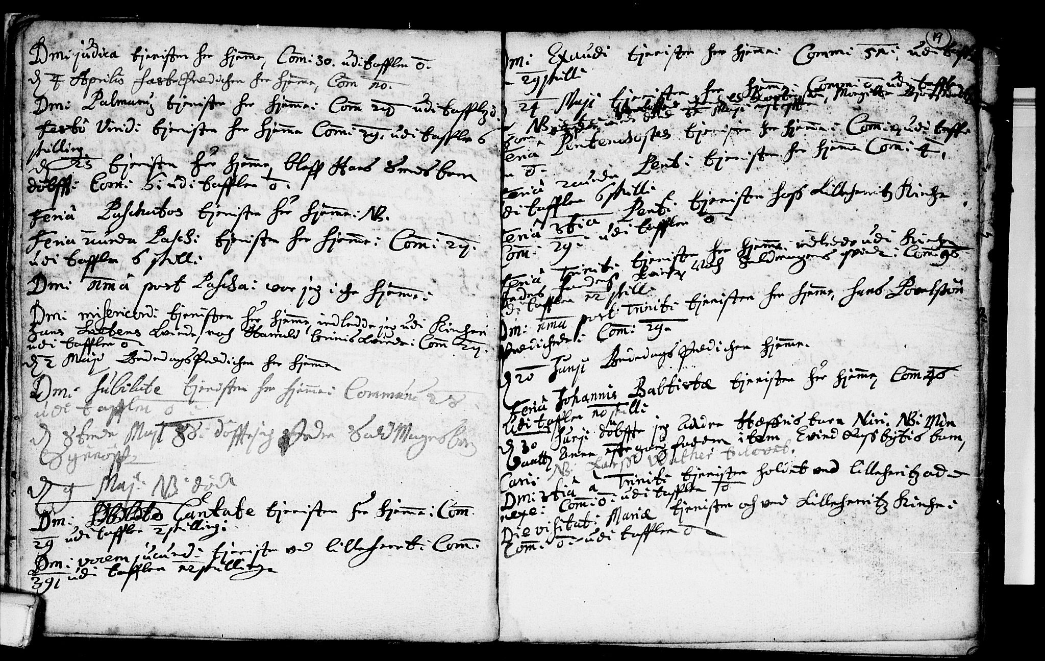 Heddal kirkebøker, SAKO/A-268/F/Fa/L0001: Ministerialbok nr. I 1, 1648-1699, s. 19