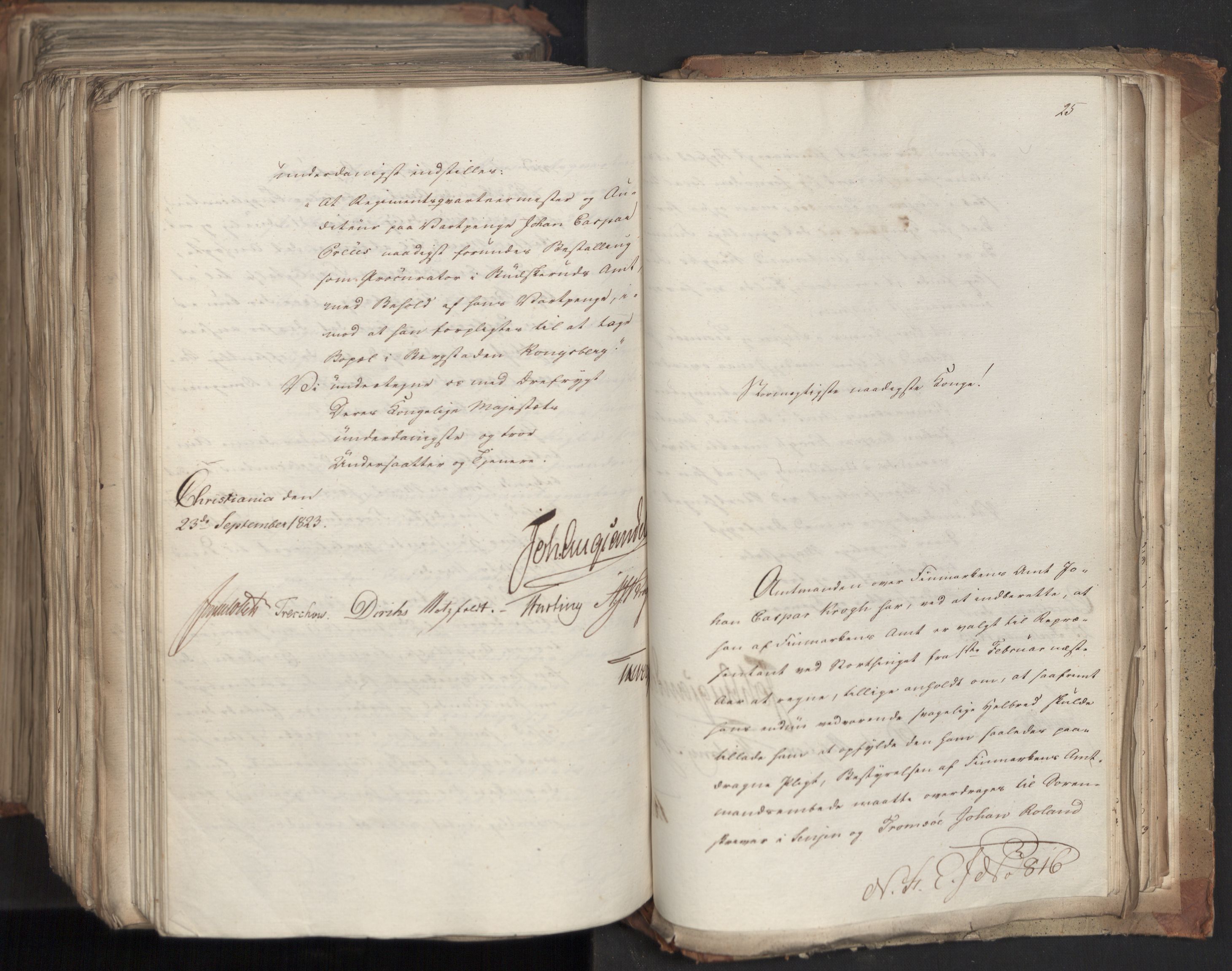 Statsrådsavdelingen i Stockholm, AV/RA-S-1003/D/Da/L0035: Regjeringsinnstillinger nr. 541-840, 1823, s. 746