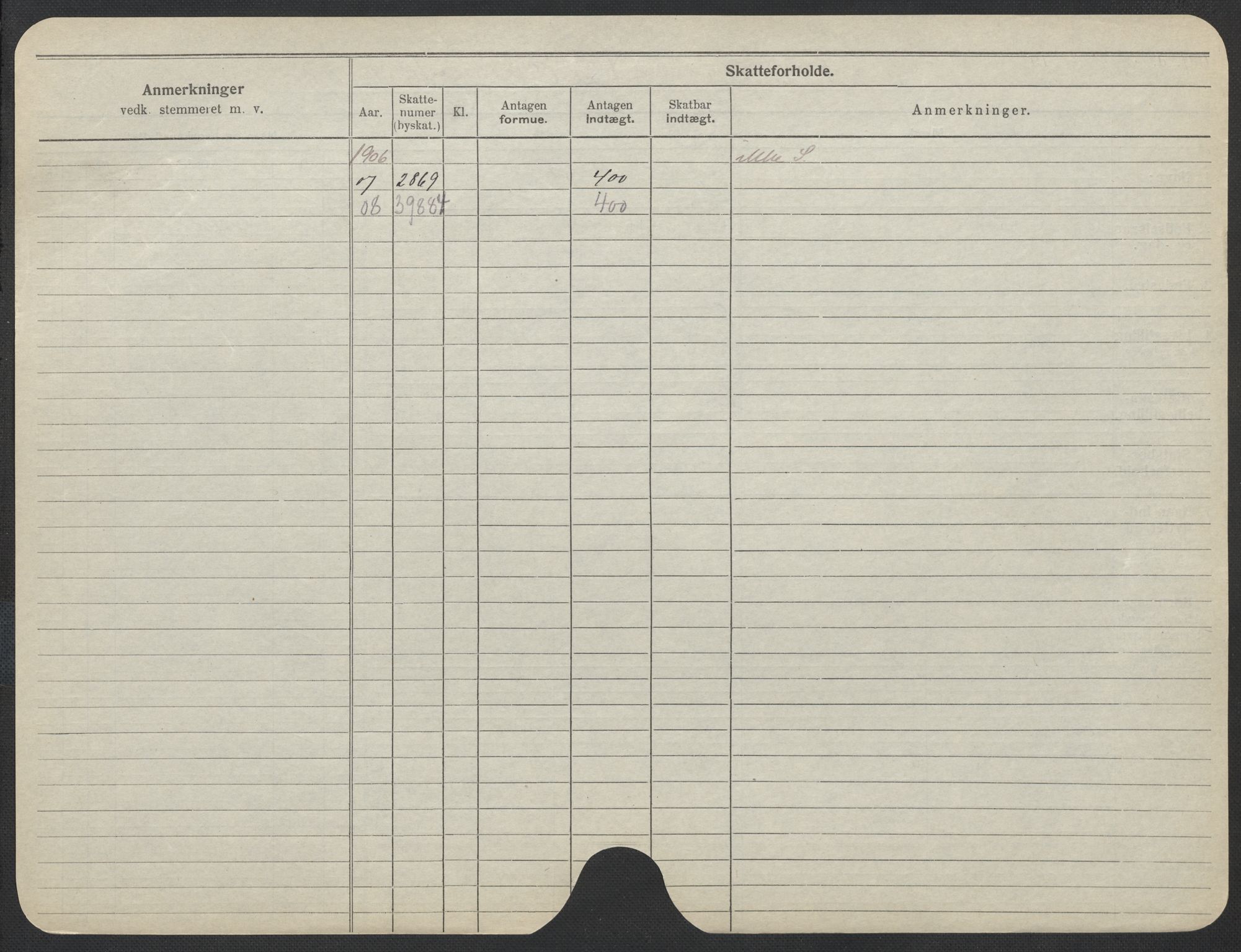 Oslo folkeregister, Registerkort, SAO/A-11715/F/Fa/Fac/L0014: Kvinner, 1906-1914, s. 1097b