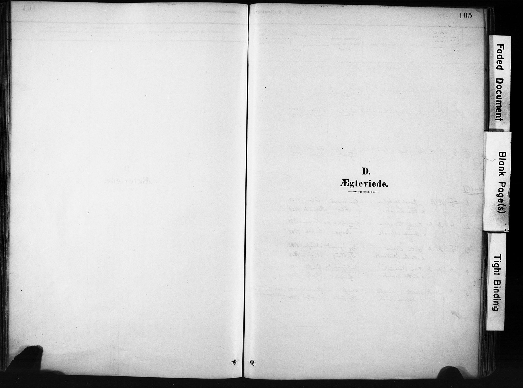 Stryn Sokneprestembete, AV/SAB-A-82501: Ministerialbok nr. D 1, 1878-1907, s. 105