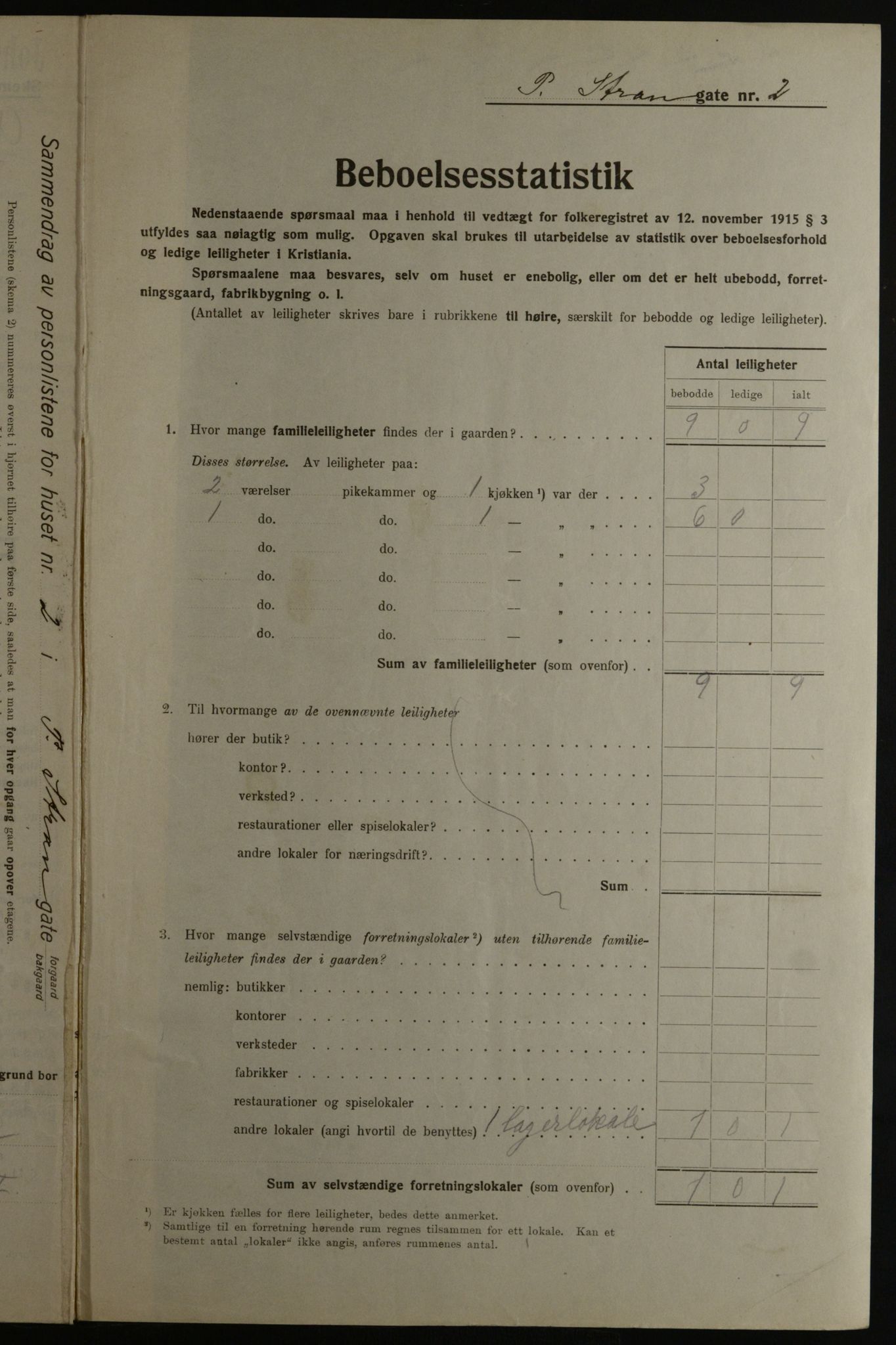 OBA, Kommunal folketelling 1.12.1923 for Kristiania, 1923, s. 114848