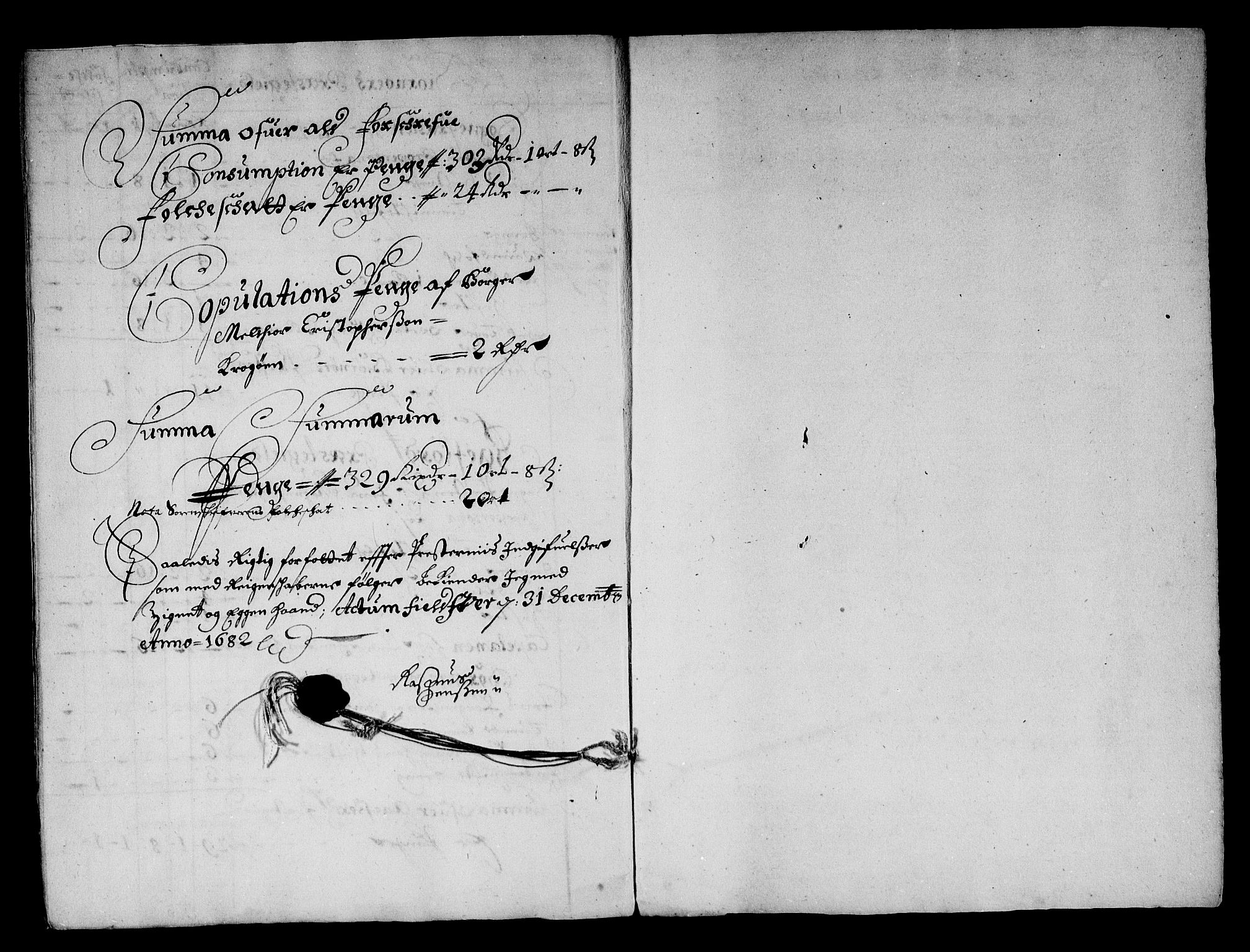 Rentekammeret inntil 1814, Reviderte regnskaper, Stiftamtstueregnskaper, Trondheim stiftamt og Nordland amt, AV/RA-EA-6044/R/Rg/L0067: Trondheim stiftamt og Nordland amt, 1682