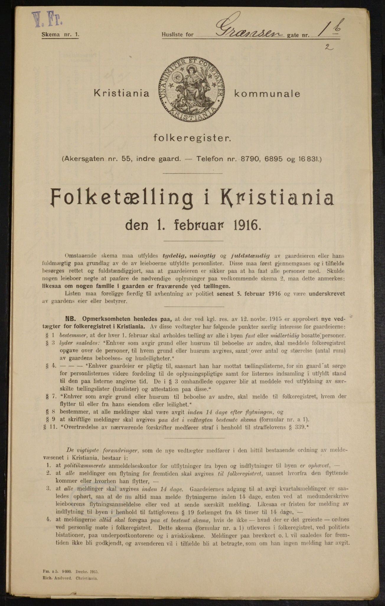 OBA, Kommunal folketelling 1.2.1916 for Kristiania, 1916, s. 30272