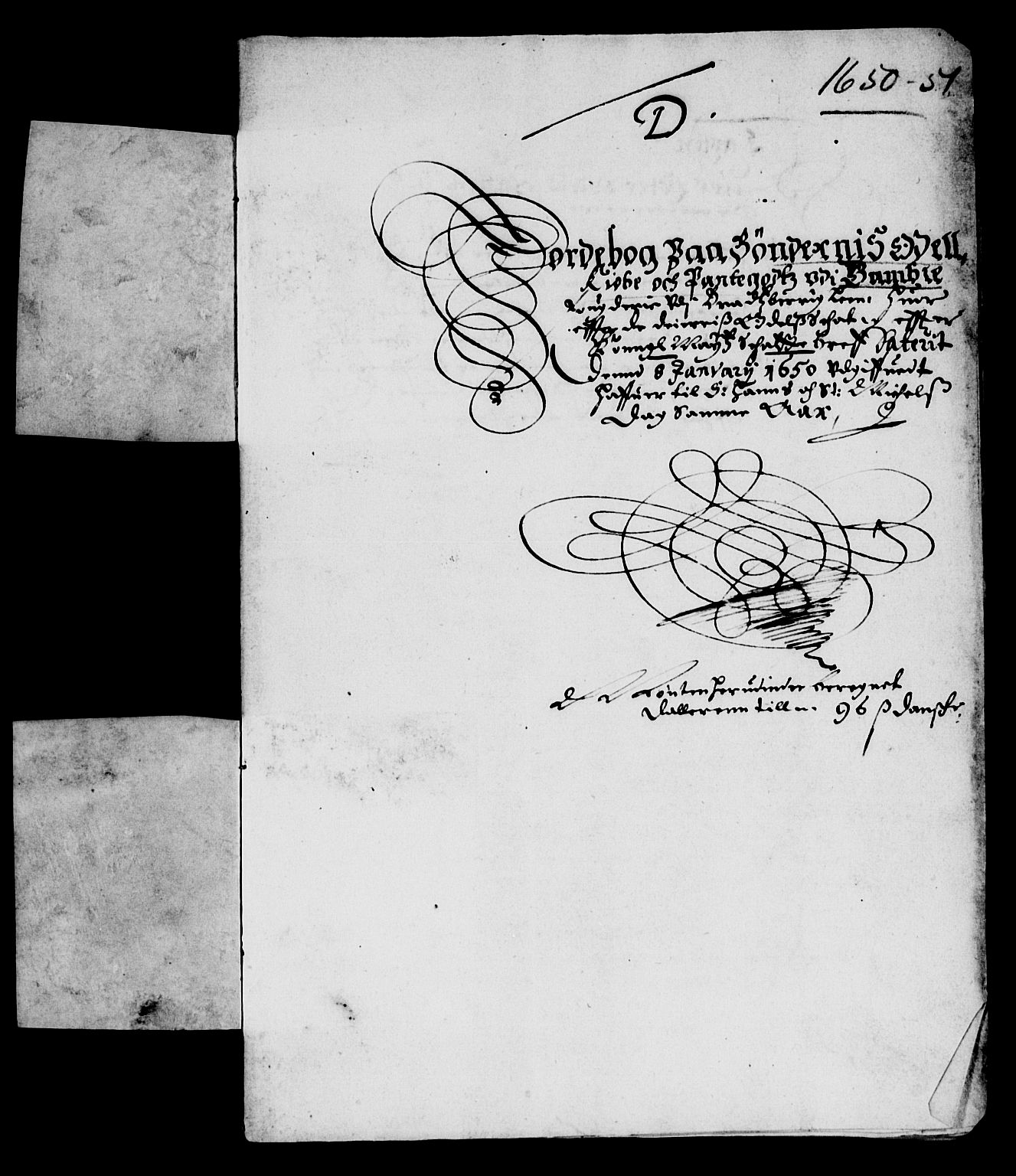 Rentekammeret inntil 1814, Reviderte regnskaper, Lensregnskaper, AV/RA-EA-5023/R/Rb/Rbp/L0037: Bratsberg len, 1650-1652