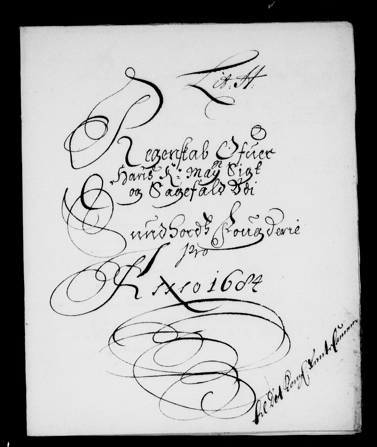 Rentekammeret inntil 1814, Reviderte regnskaper, Stiftamtstueregnskaper, Bergen stiftamt, RA/EA-6043/R/Rc/L0072: Bergen stiftamt, 1684