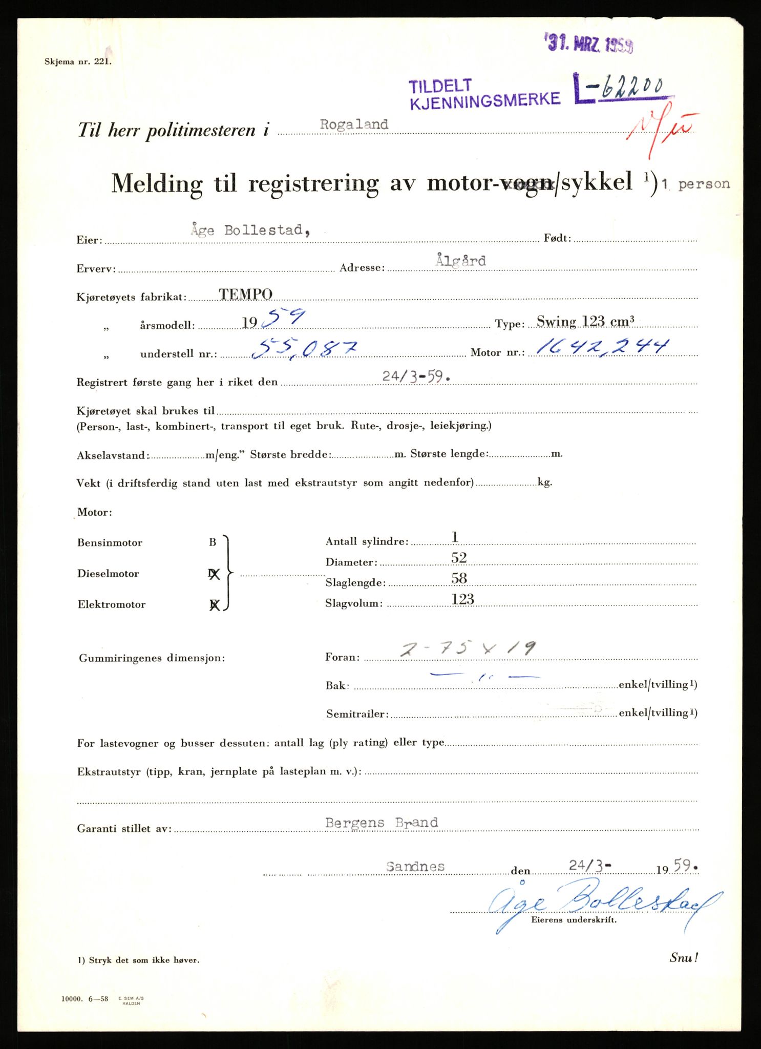 Stavanger trafikkstasjon, AV/SAST-A-101942/0/F/L0062: L-62000 - L-62699, 1930-1971, s. 689