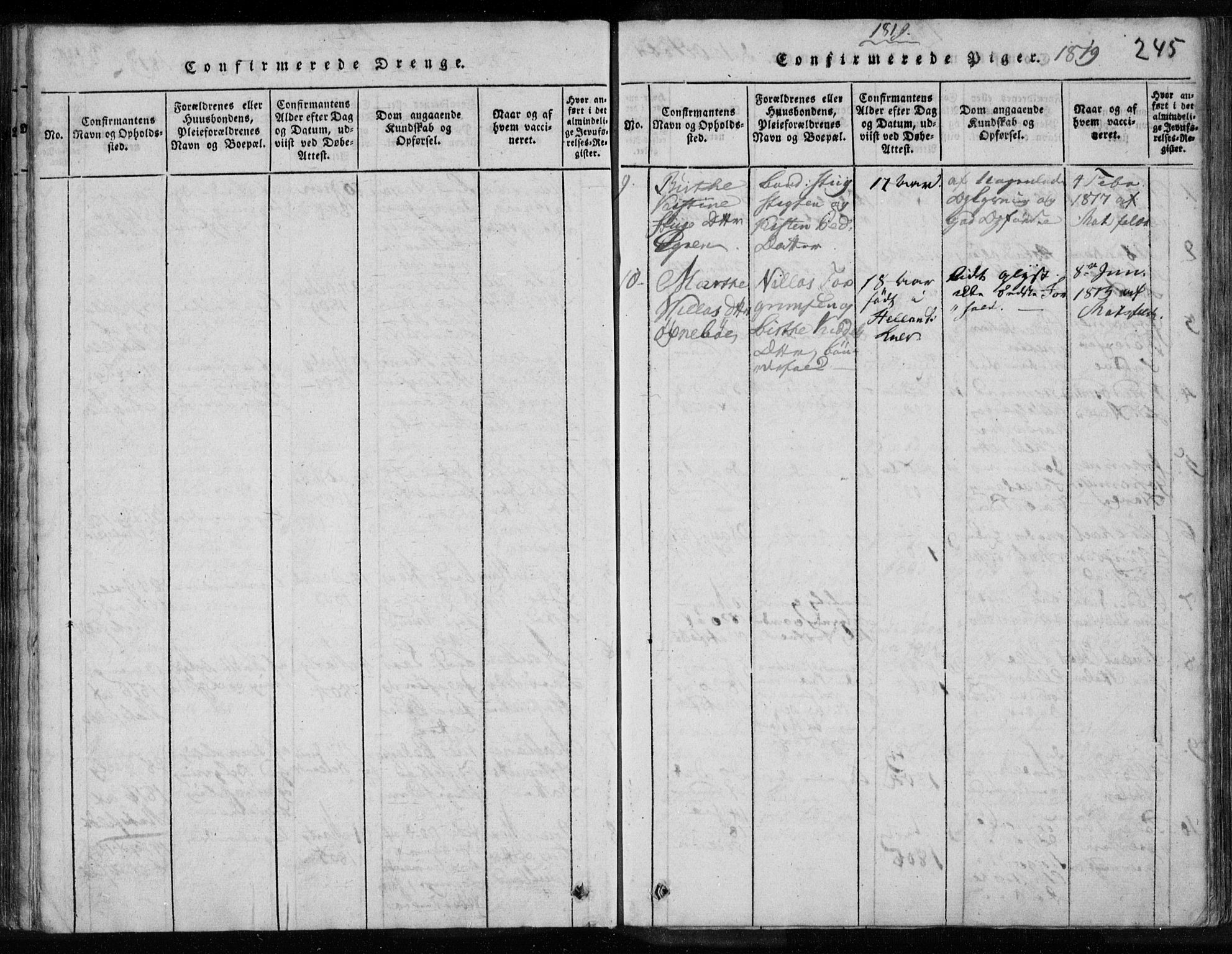 Eigersund sokneprestkontor, SAST/A-101807/S08/L0008: Ministerialbok nr. A 8, 1816-1847, s. 245