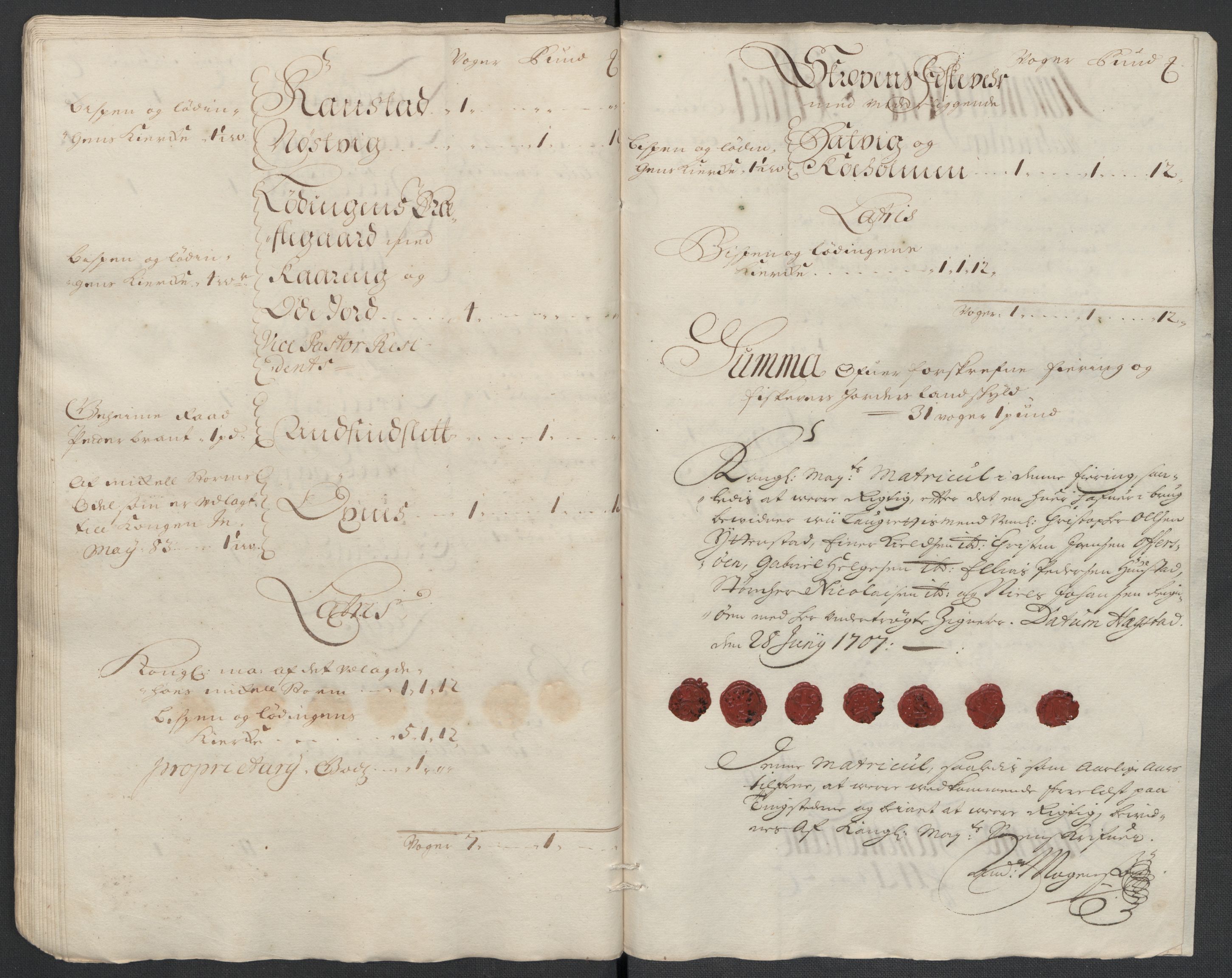Rentekammeret inntil 1814, Reviderte regnskaper, Fogderegnskap, RA/EA-4092/R66/L4581: Fogderegnskap Salten, 1707-1710, s. 49