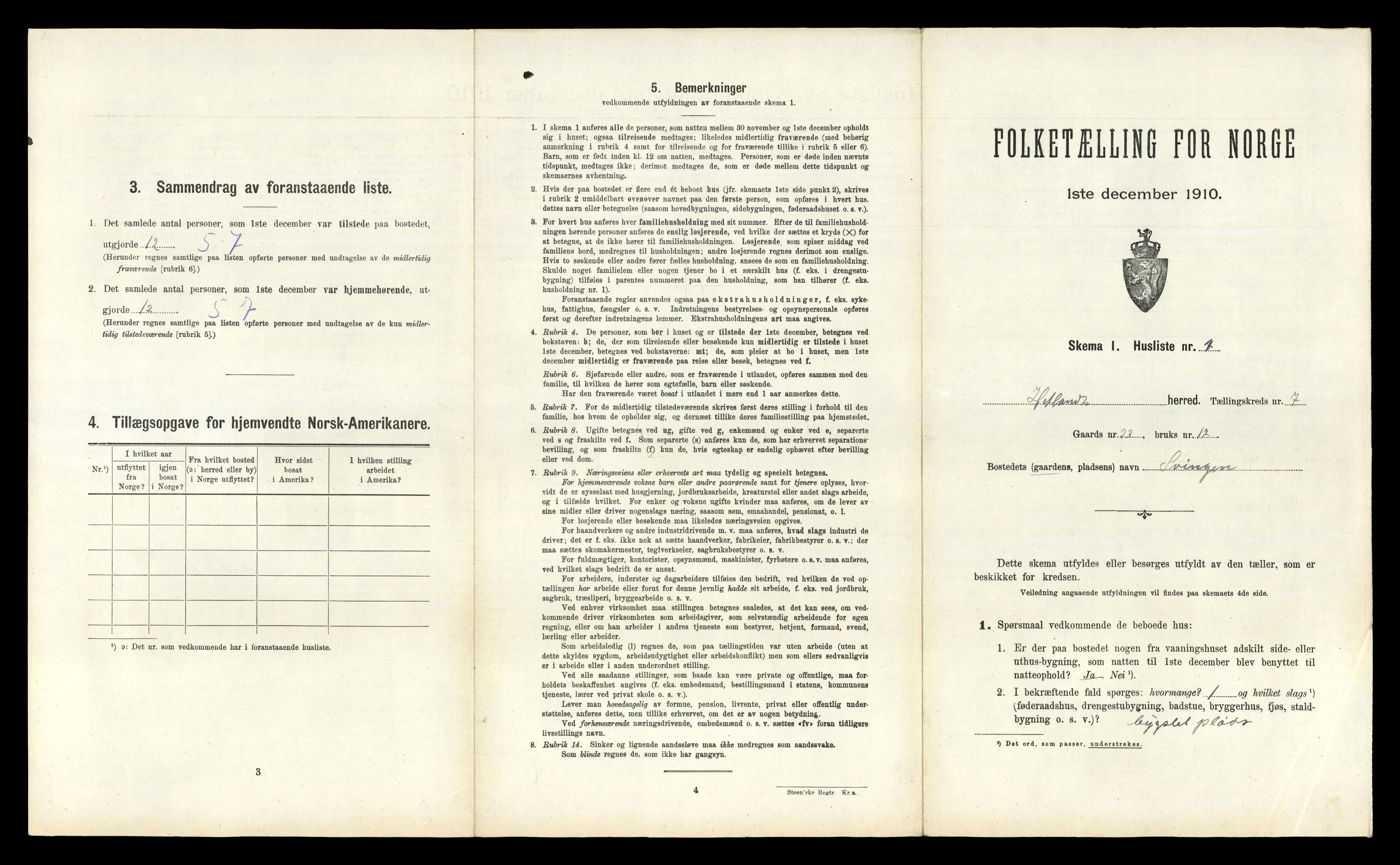 RA, Folketelling 1910 for 1126 Hetland herred, 1910, s. 1173