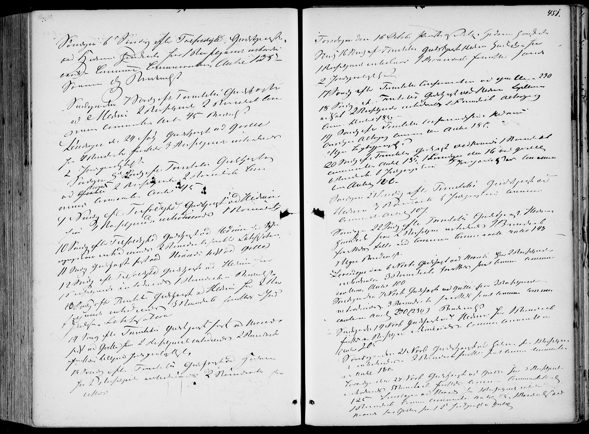 Hedrum kirkebøker, AV/SAKO-A-344/F/Fa/L0007: Ministerialbok nr. I 7, 1857-1868, s. 451