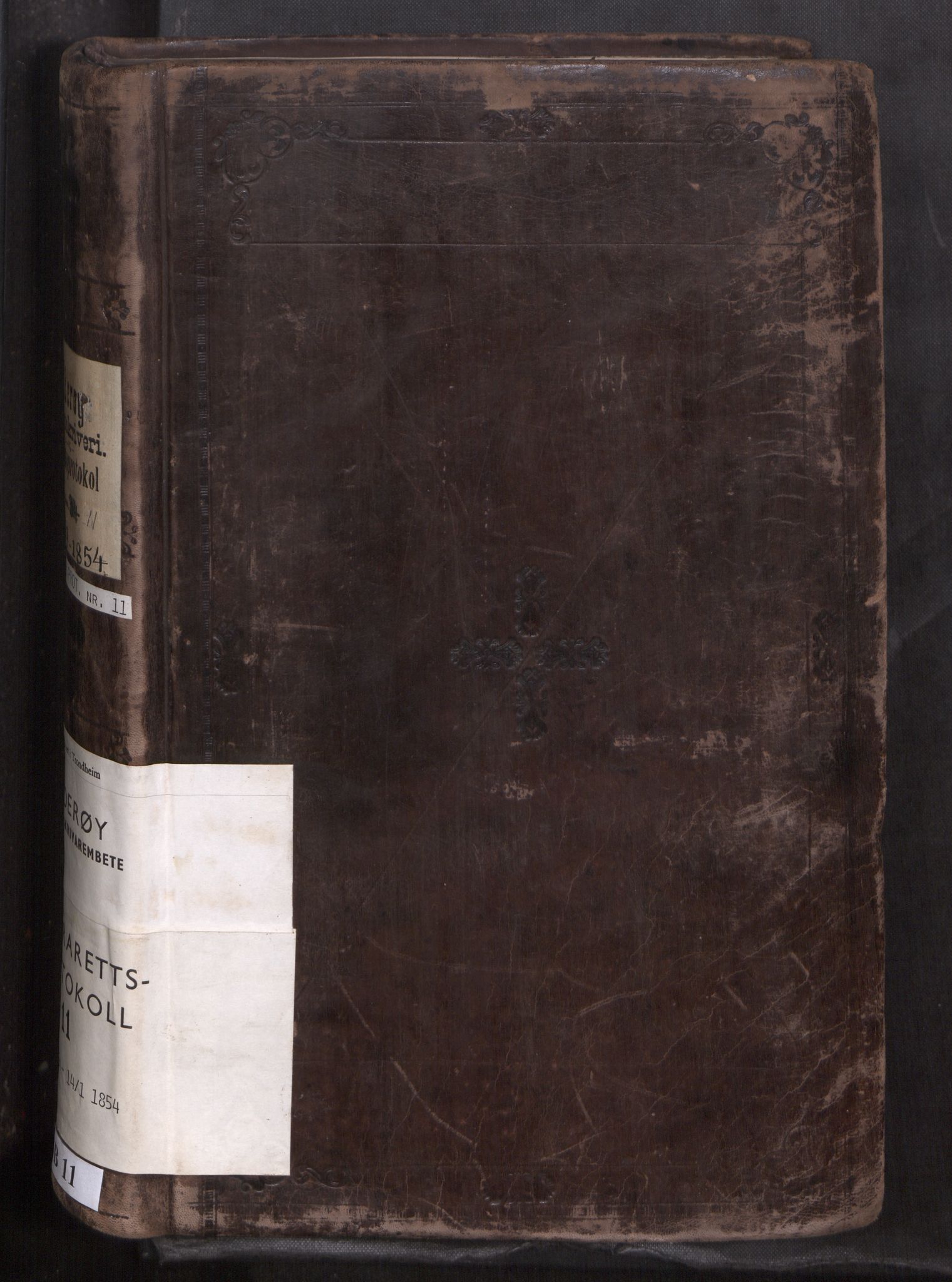 Inderøy sorenskriveri, SAT/A-4147/1/1/1B/L0011: Ekstrarettsprotokoll, 1849-1854