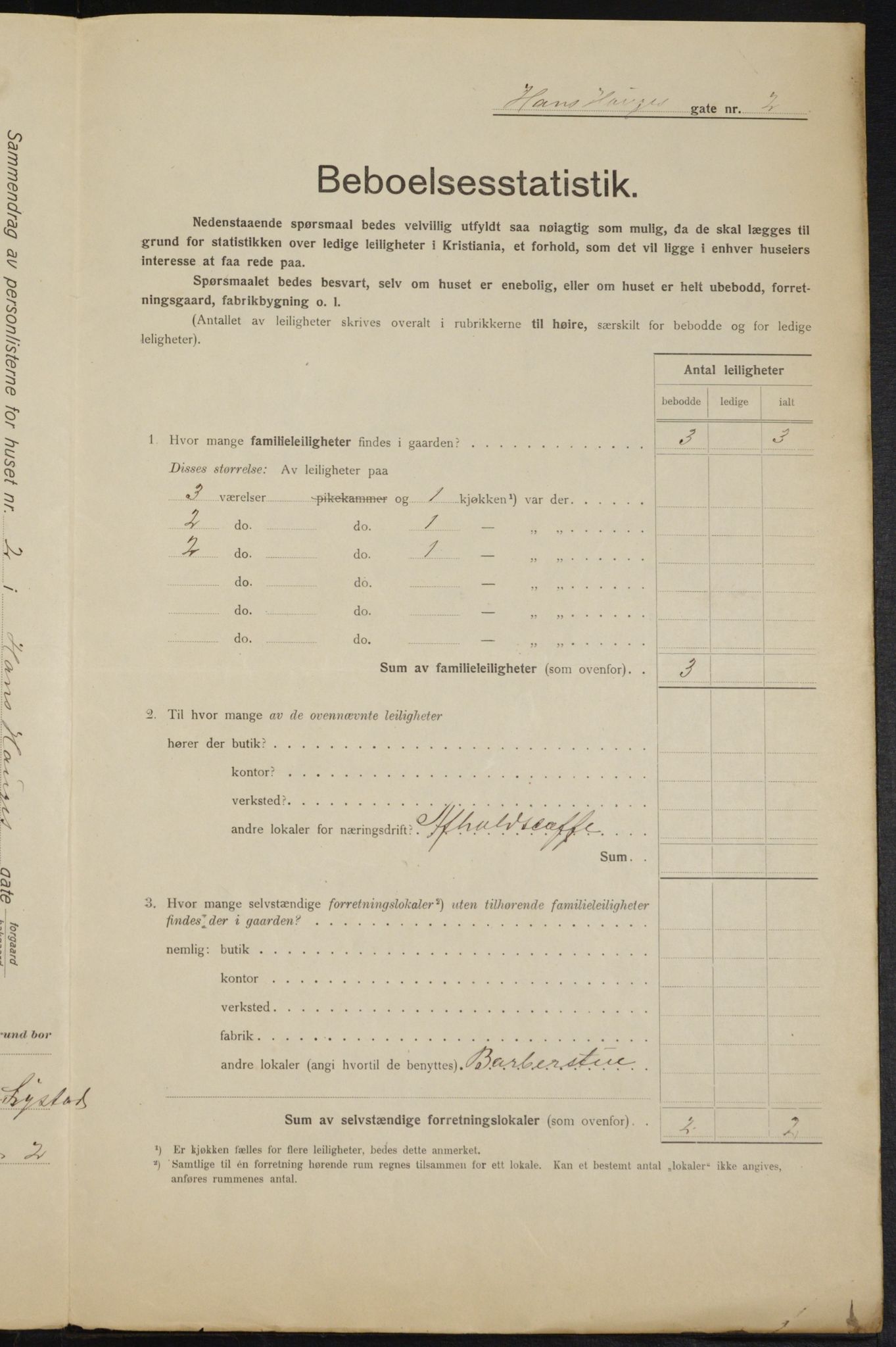 OBA, Kommunal folketelling 1.2.1915 for Kristiania, 1915, s. 34339