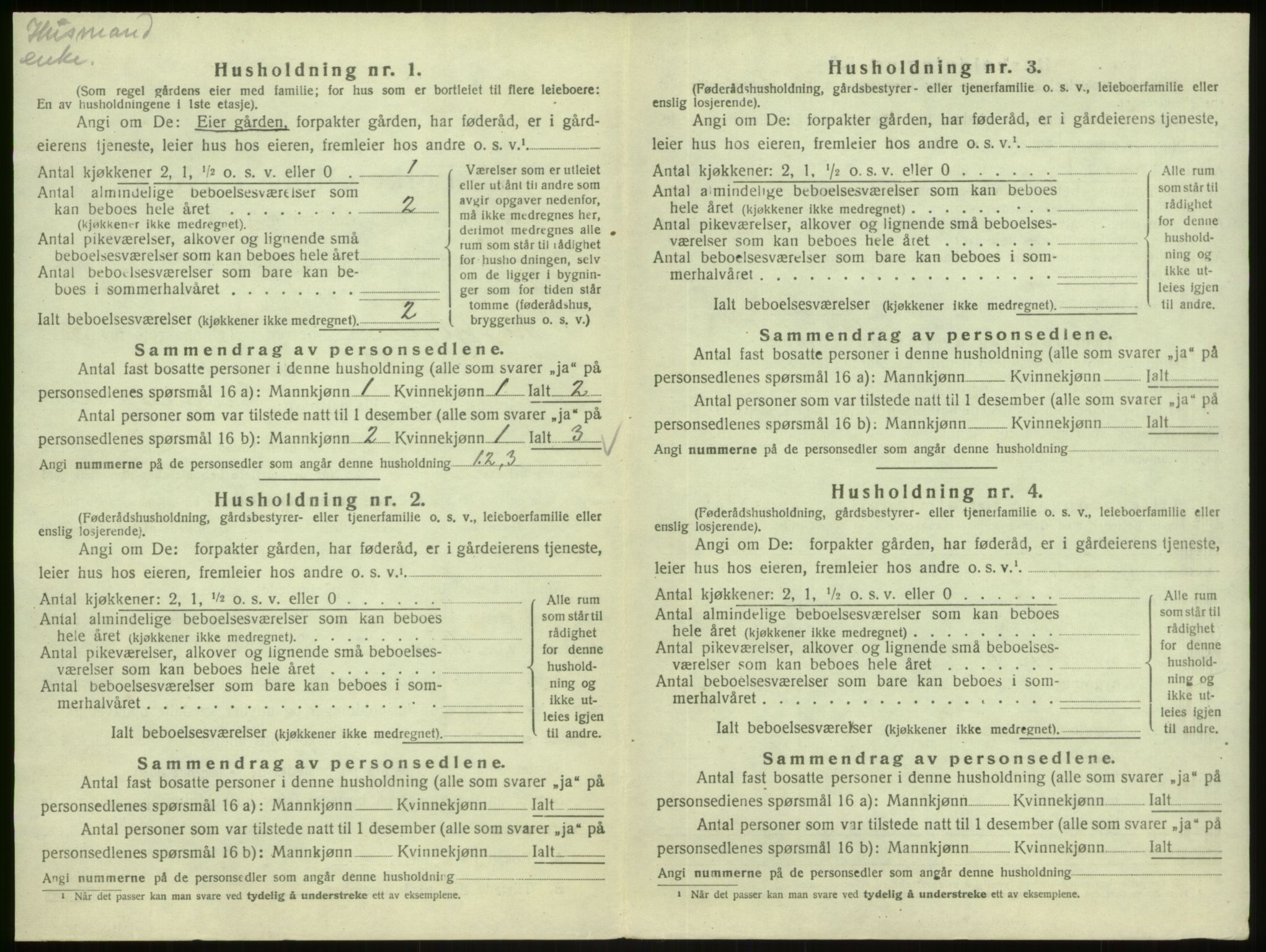 SAB, Folketelling 1920 for 1266 Masfjorden herred, 1920, s. 433